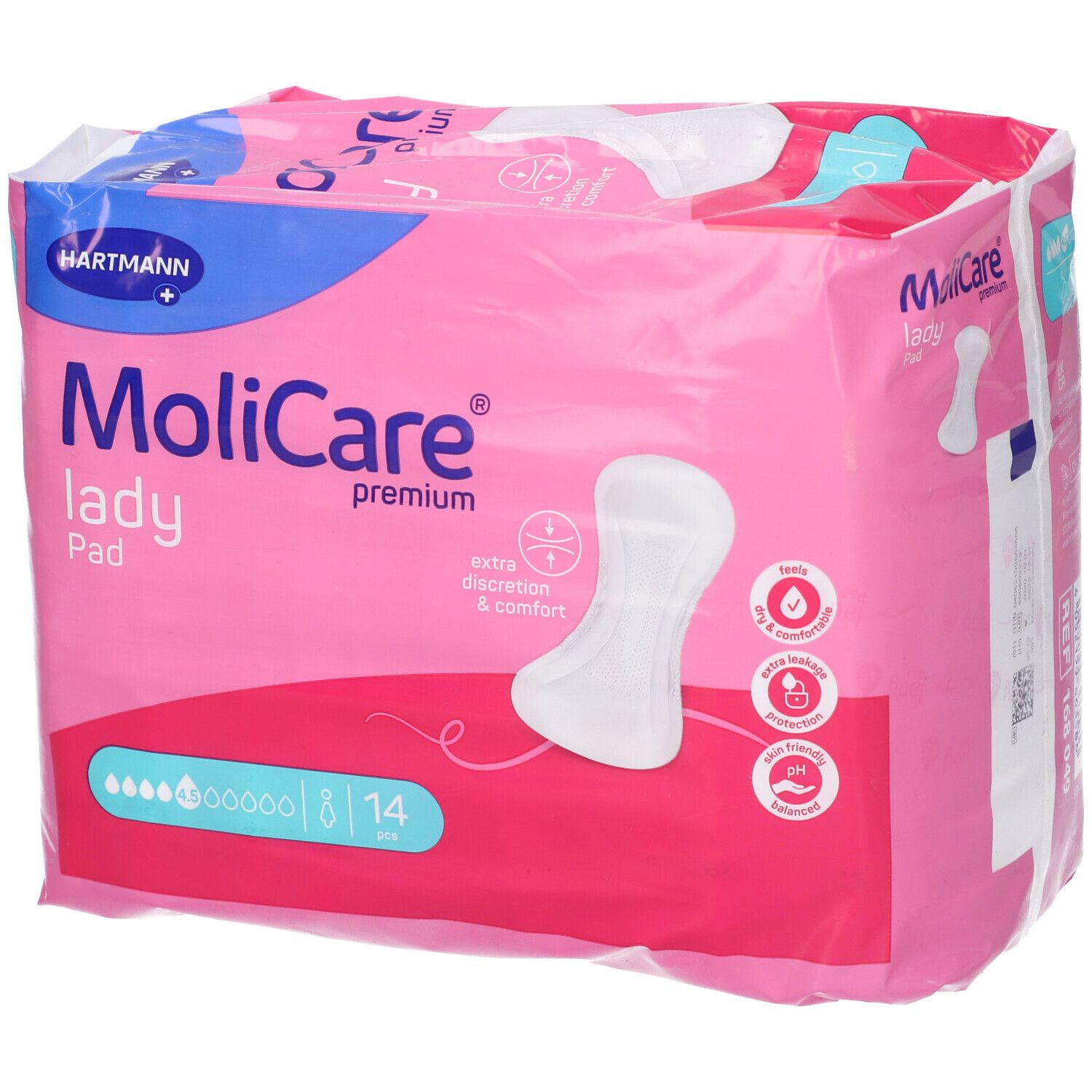 MoliCare Premium Lady Pad Assorbenti per Incontinenza Leggera 4,5 Gocce