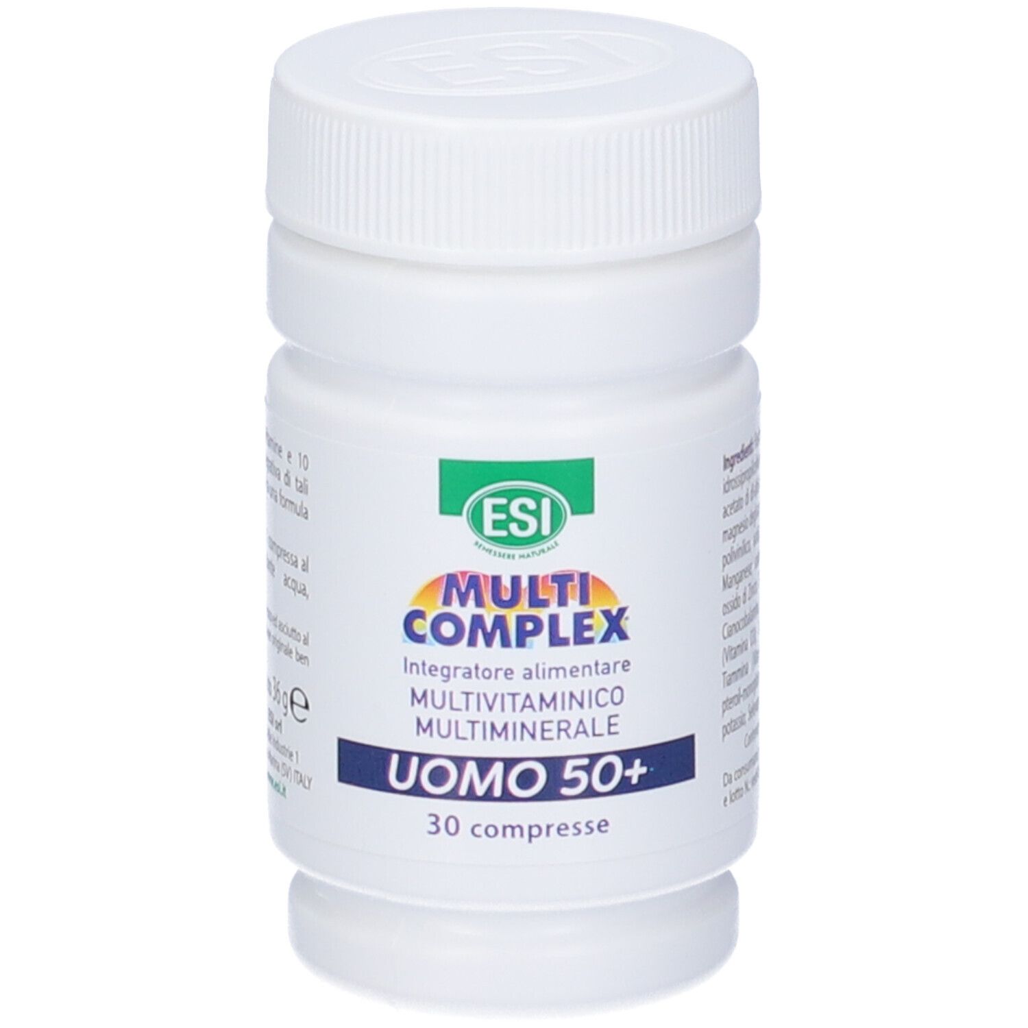Esi Multicomplex Uomo 50+ Integratore Multivitaminico E Multiminerale 30 Compresse - Immagine 4