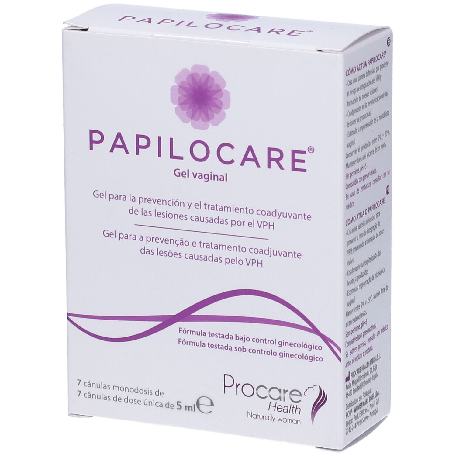 Procare Health Iberia Papilocare Gel Vaginale 7 Cannule Monodose X 5 Ml - Immagine 8