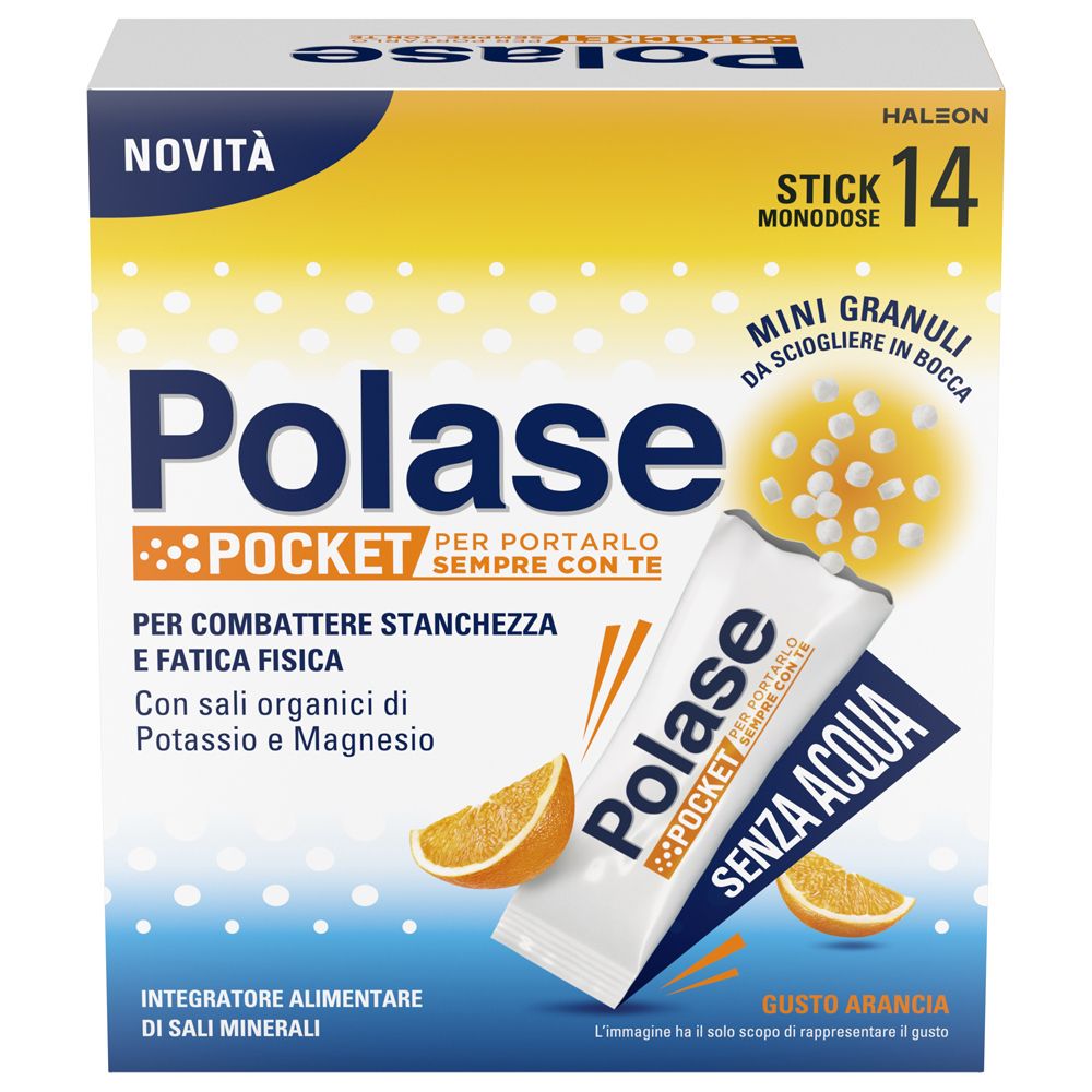 Polase Pocket 14 Stick Monodose - Integratore Di Magnesio E Potassio - Immagine 4