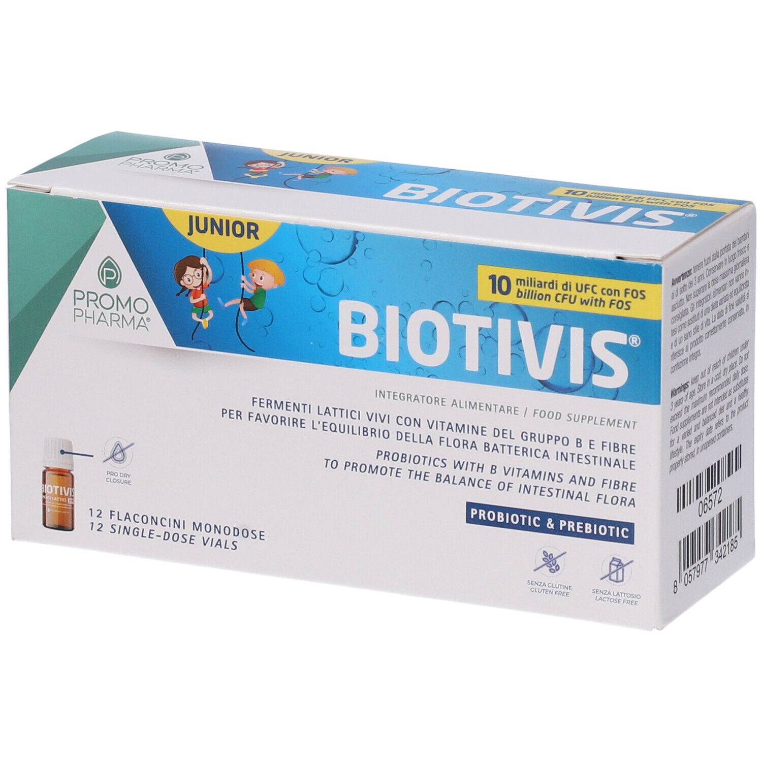 PromoPharma Biotivis® Junior Flaconcini Bevibili Gusto Fragola