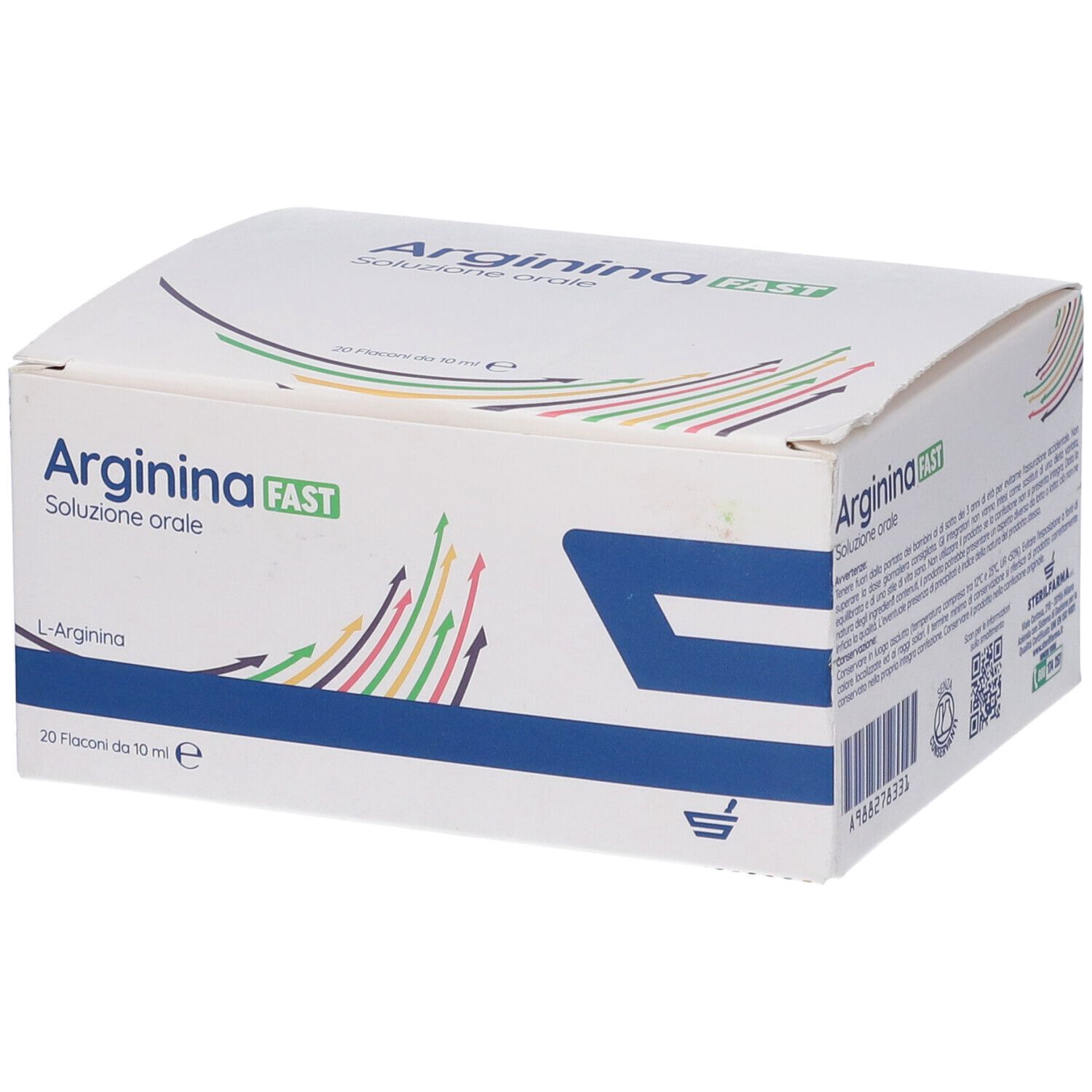 Sterilfarma Steril Farma Arginina Fast Integratore Cardio Vascolare 20 Flaconi - Immagine 6