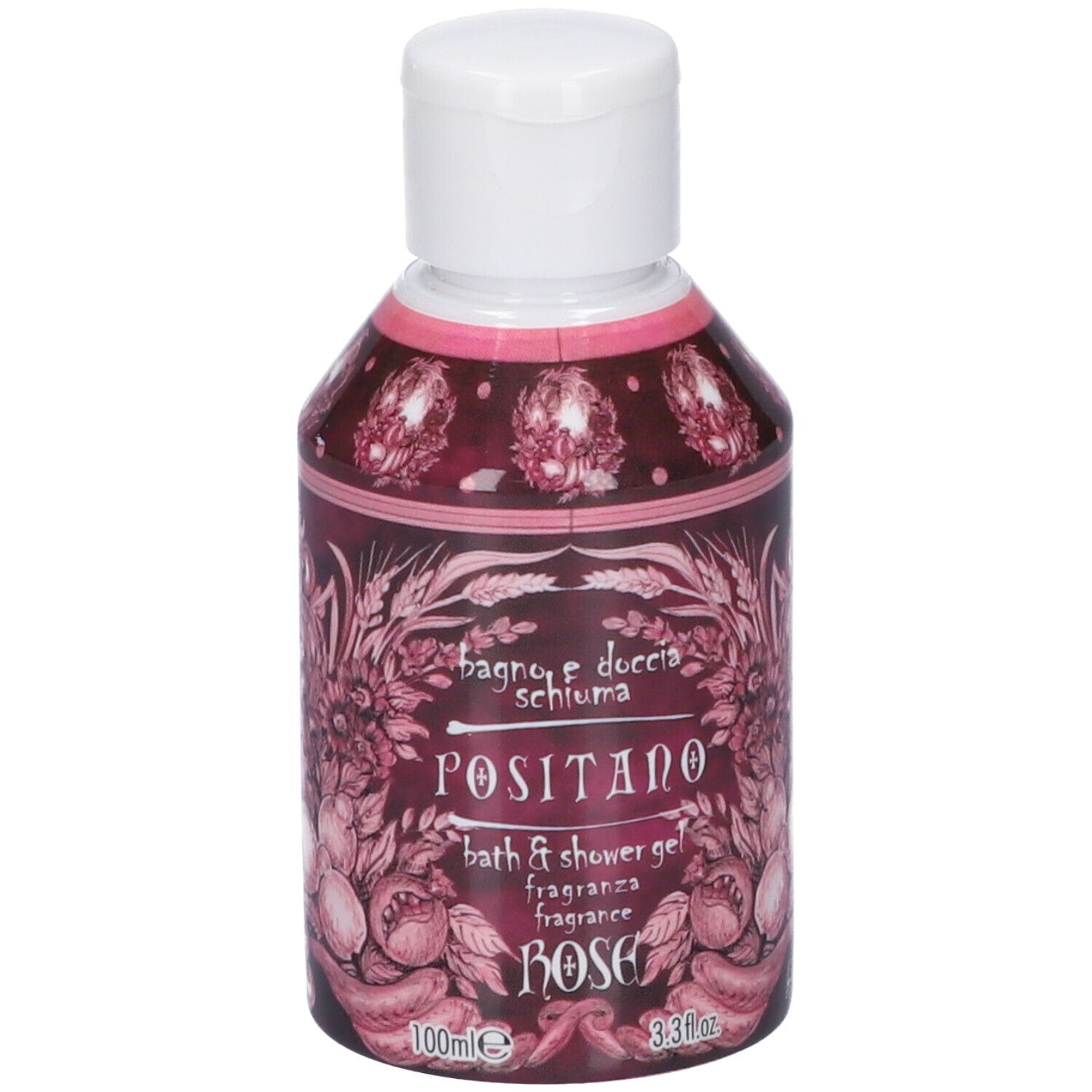 Rudy Profumi Bagno Docciaschiuma Linea Positano Rosa Damascena