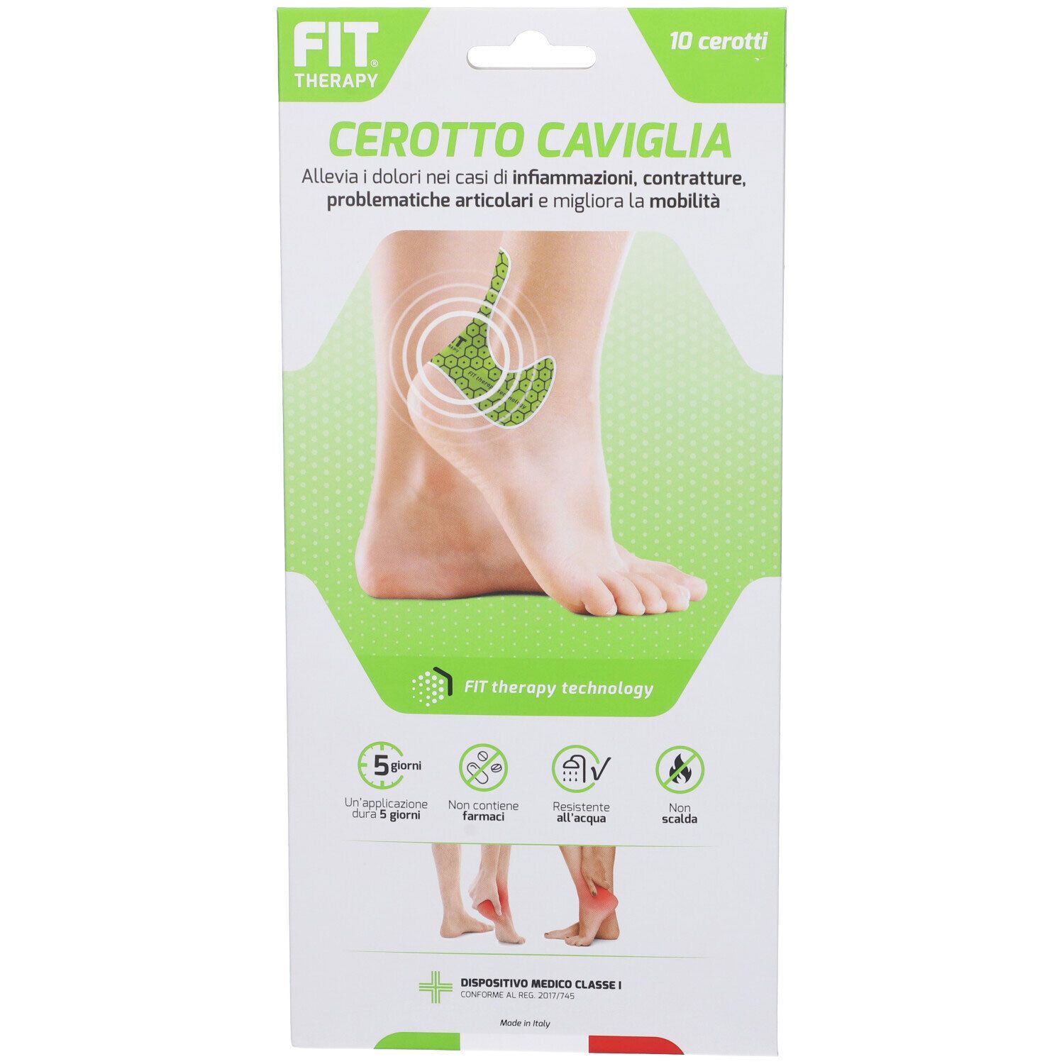 Fit Therapy Cerotto Caviglia 10 Cerotti