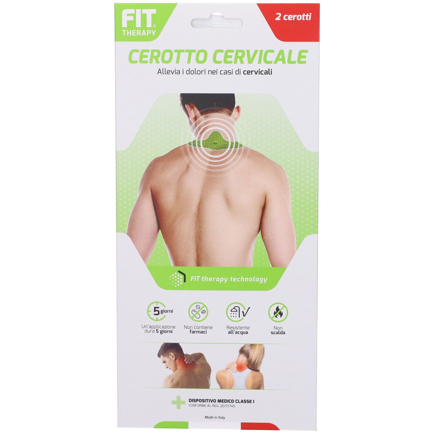 D.fenstec Srl Fit Therapy Cerotto Cervicale 2 Pezzi - Immagine 6