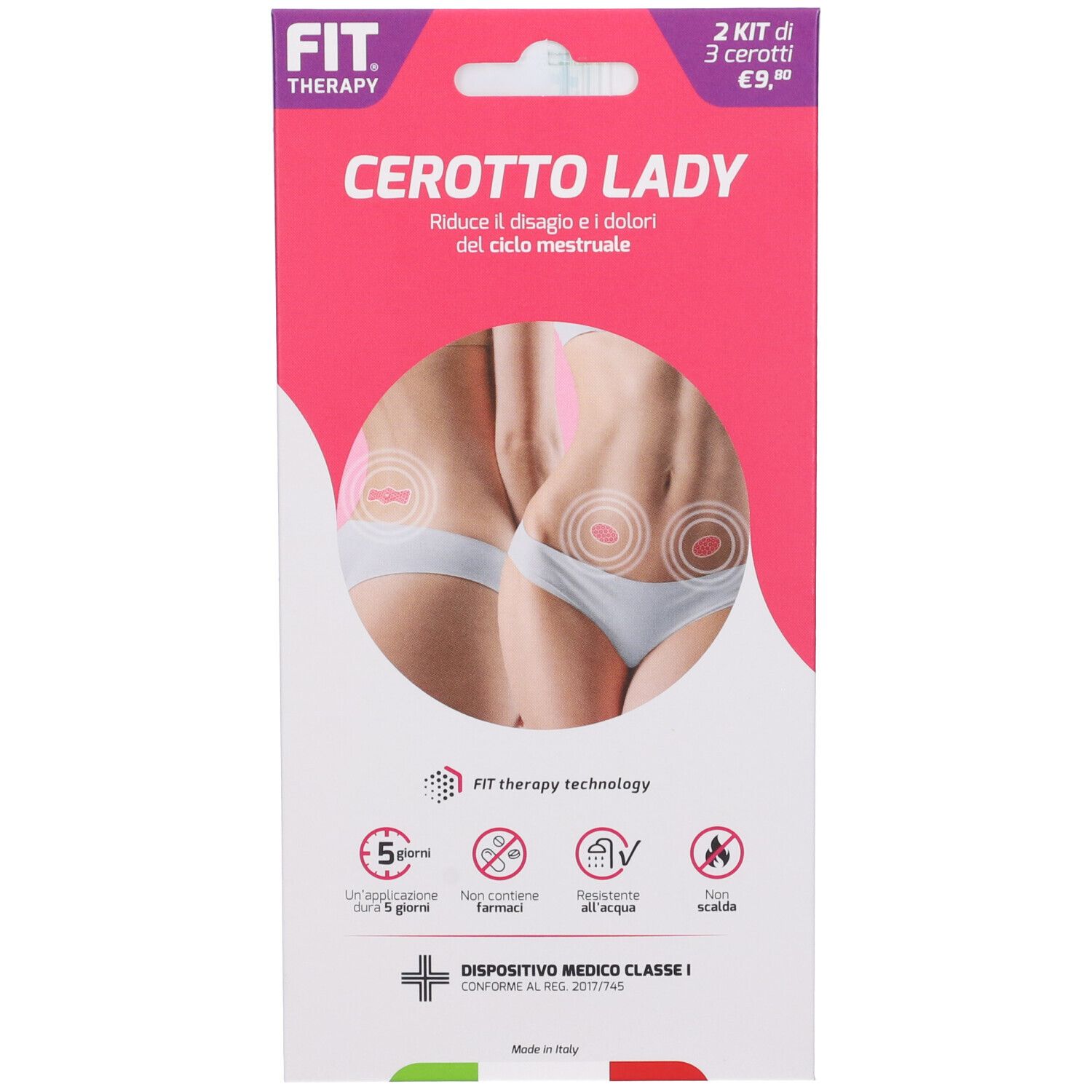 D.fenstec Srl Fit Therapy Kit Cerotto Lady 2 Pezzi - Immagine 6