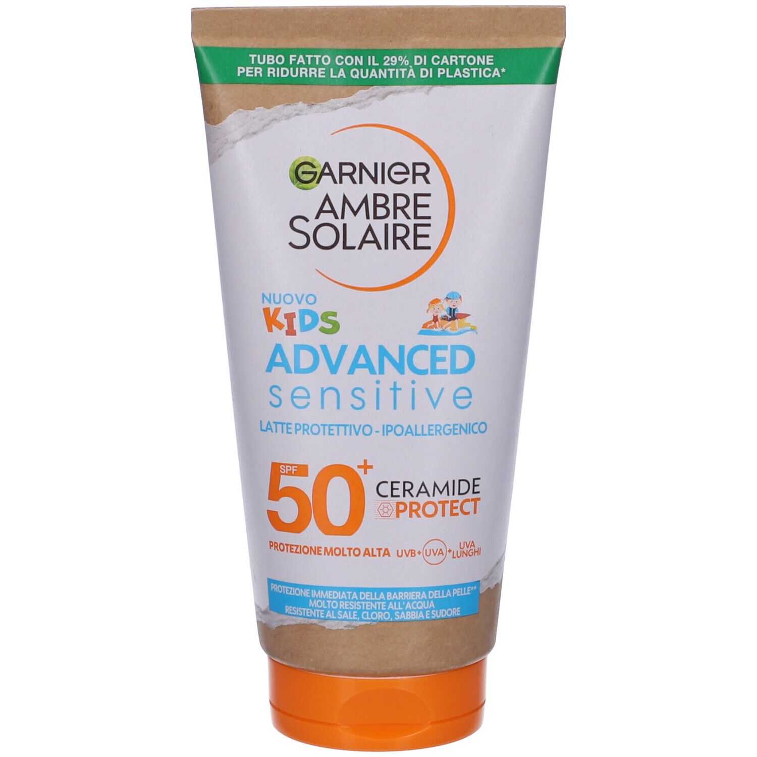 Garnier Ambre Solaire Advanced Sensitive Kids Ceramide Protect Latte Protettivo