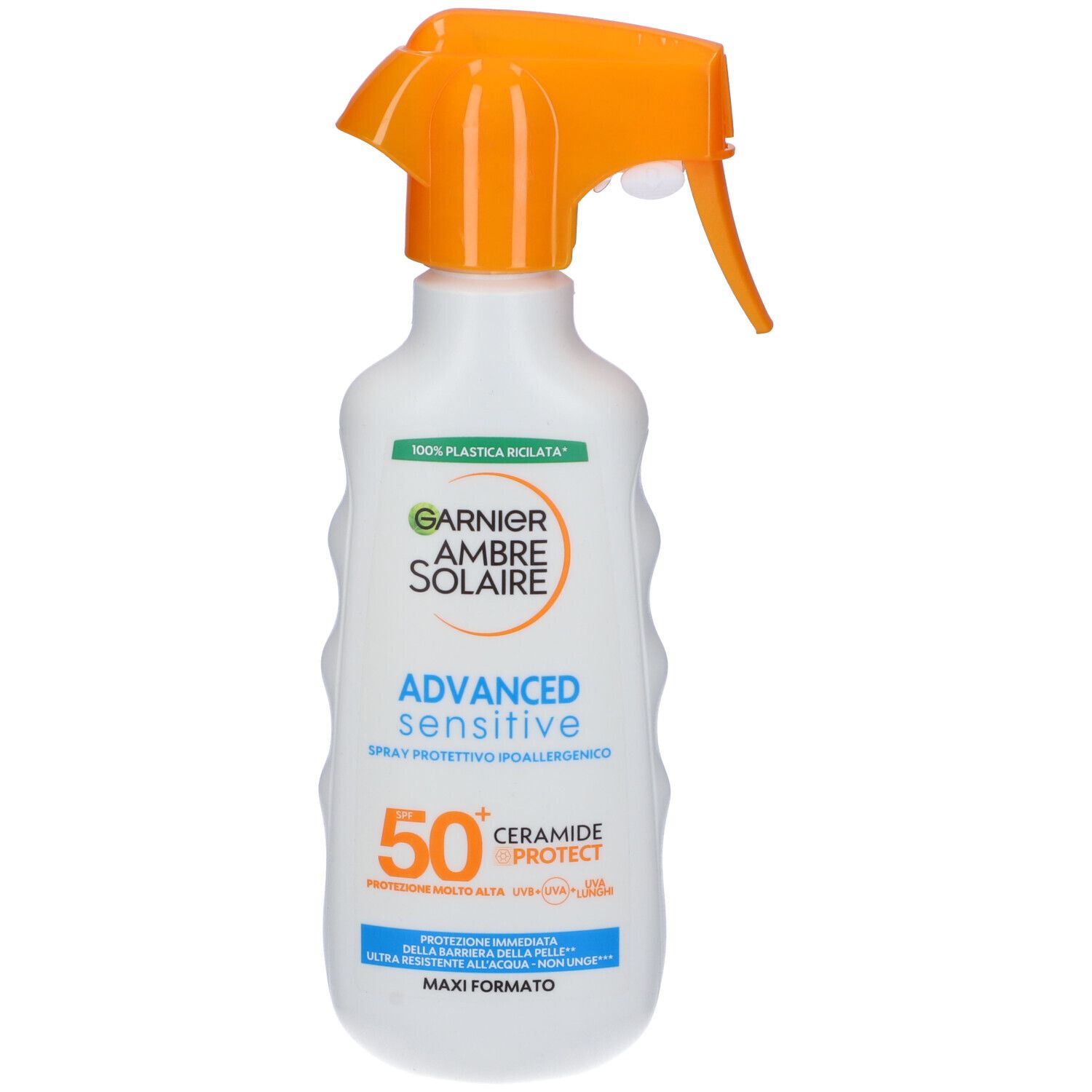 Garnier Ambre Solaire Advanced Sensitive Spray Gachette Protettivo Ceramide Protect