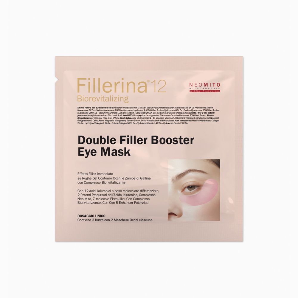 Labo Fillerina 12 Biorevitalizing Neo Mito Double Filler Booster Eye Mask Maschera Occhi Dosaggio Unico - risparmia il 20% con il codice: SWISSE20