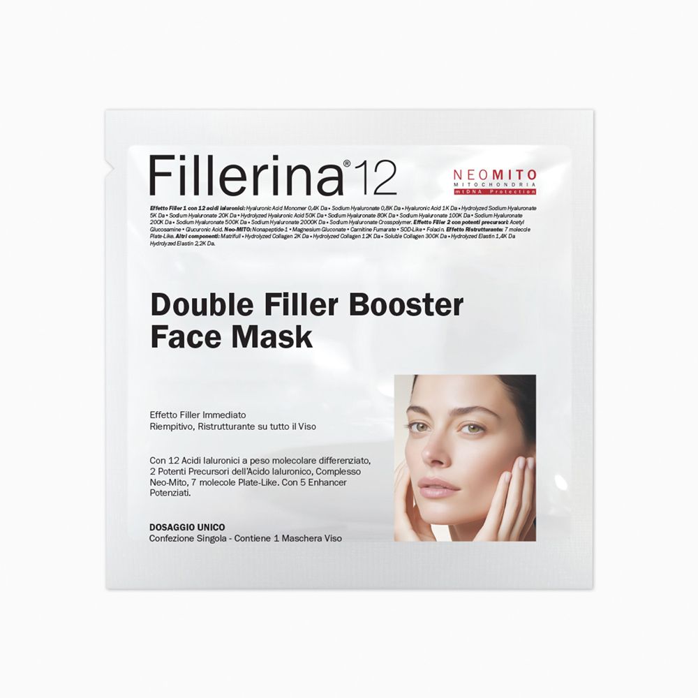 Labo Fillerina 12 Neo Mito Double Filler Booster Face Mask Maschera Viso Dosaggio Unico - risparmia il 20% con il codice: SWISSE20