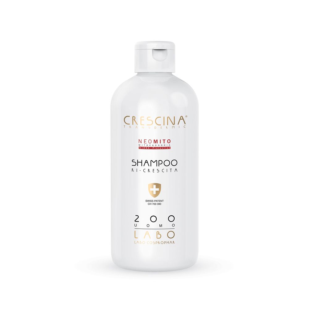 Labo Crescina Transdermic Shampoo Ri-Crescita Neo-Mito Fomula 200 Uomo