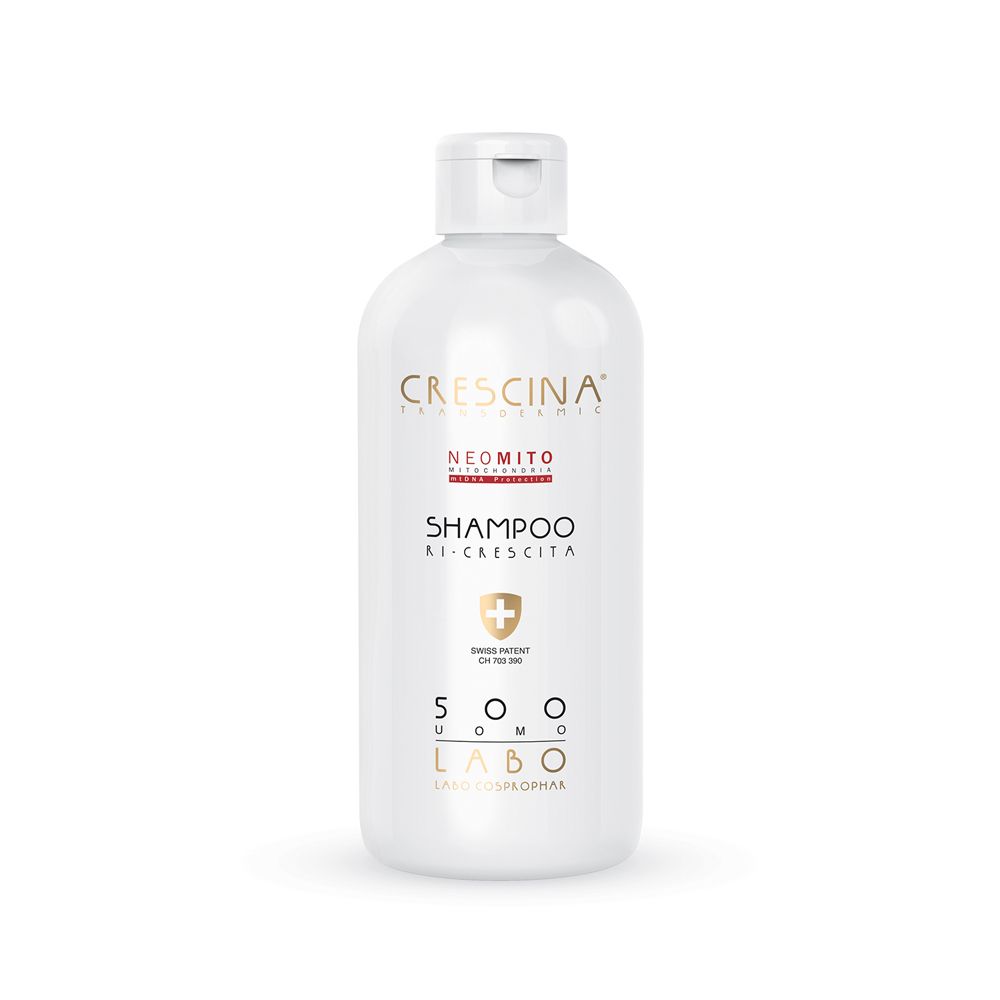 Labo Crescina Transdermic Shampoo Ri-Crescita Neo-Mito Fomula 500 Uomo