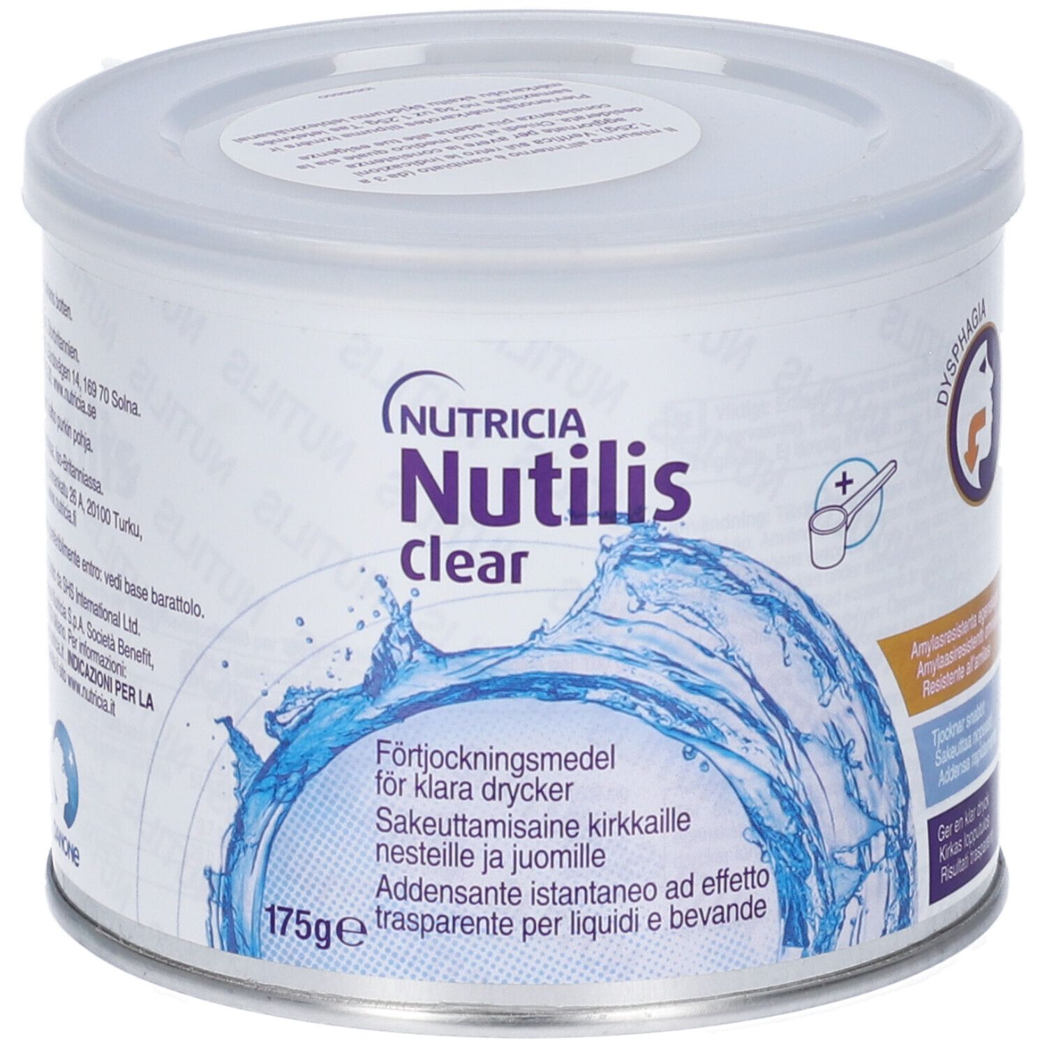 NUTRICIA NUTILIS CLEAR Polvere Addensante Gusto Neutro 175g