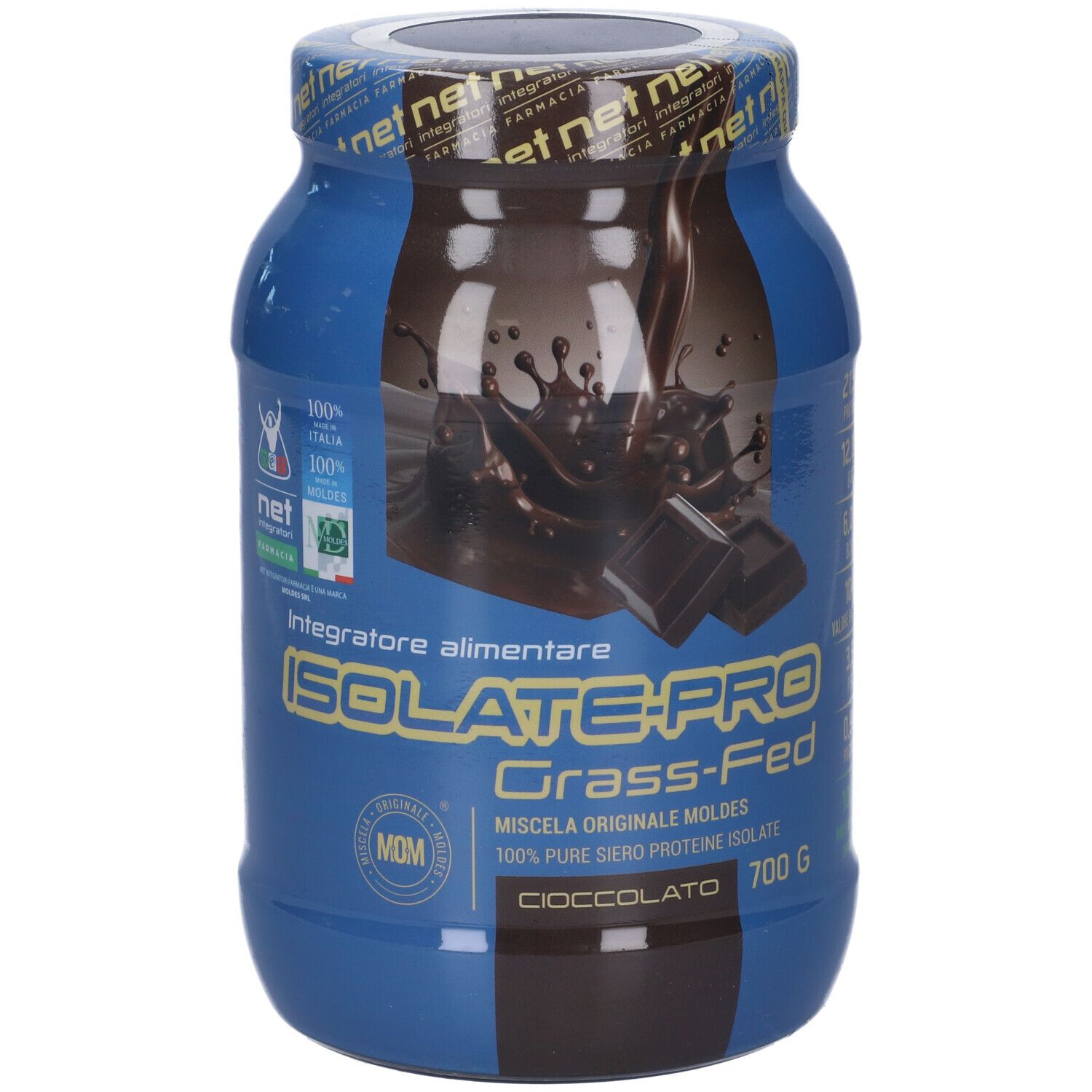 Net Integratori Farmacia Isolate Pro Grass Fed Cioccolato