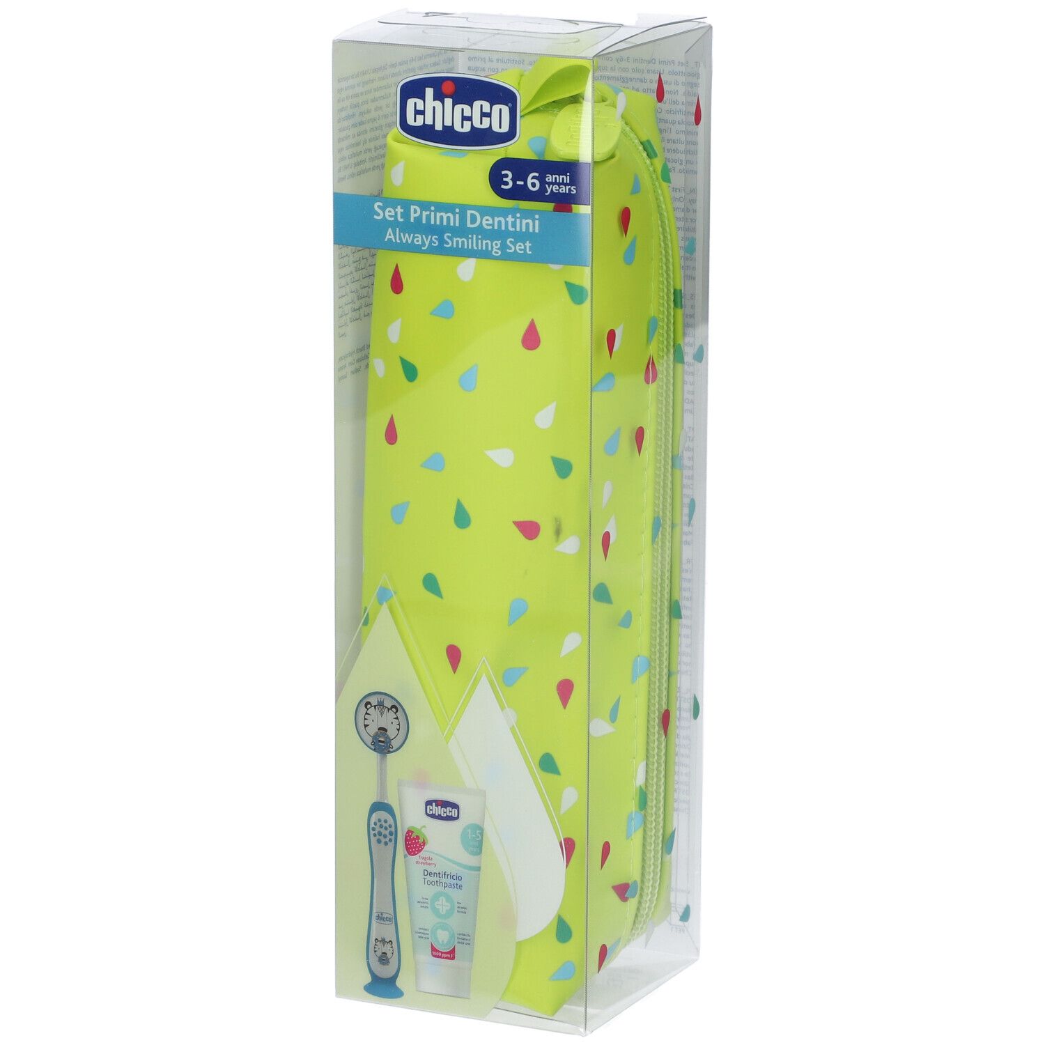 Chicco Set Primi Dentini 3-6 Anni Colore Verde