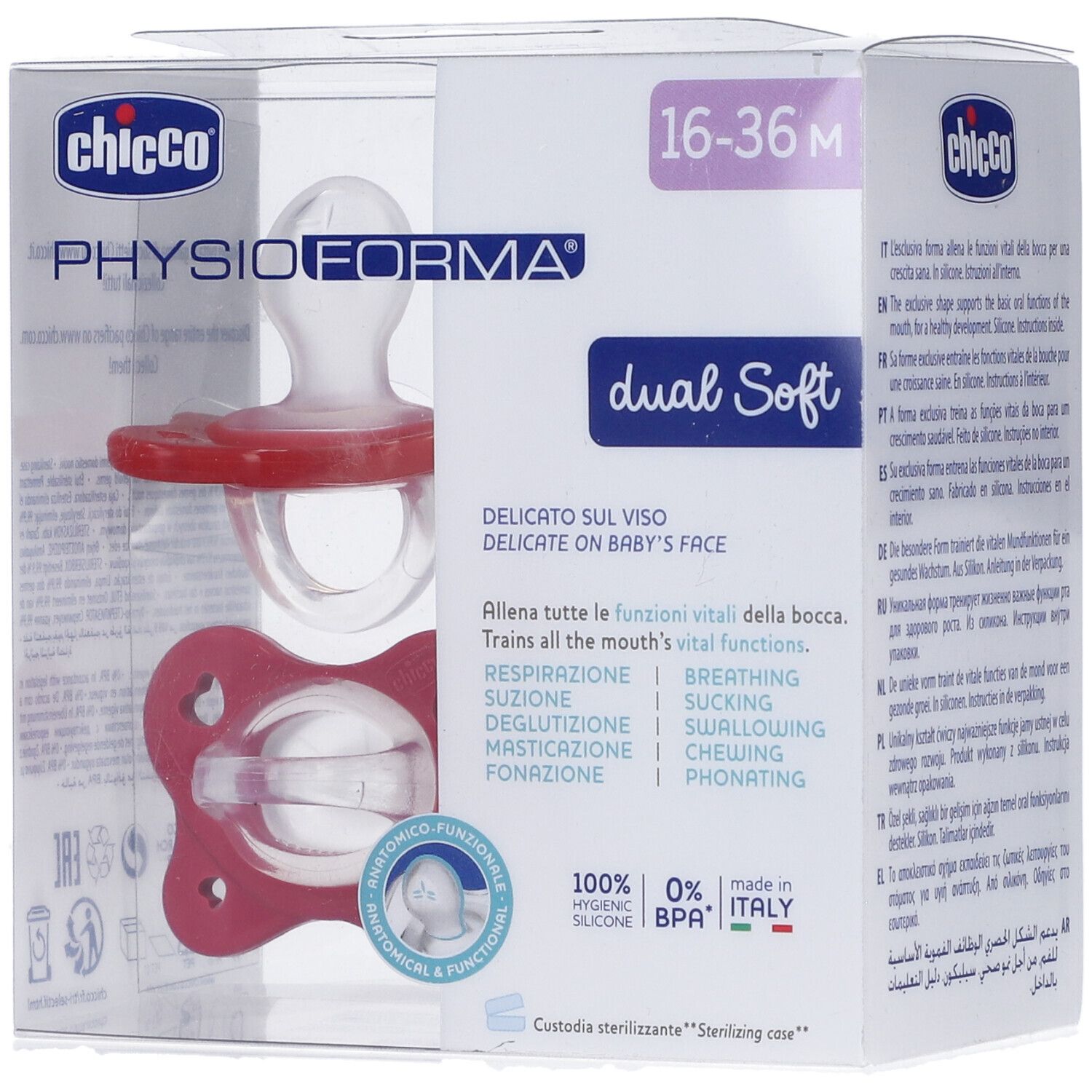 Chicco Dual Soft Succhietto Rosa 16-36 Mesi 2 Pezzi - Immagine 9