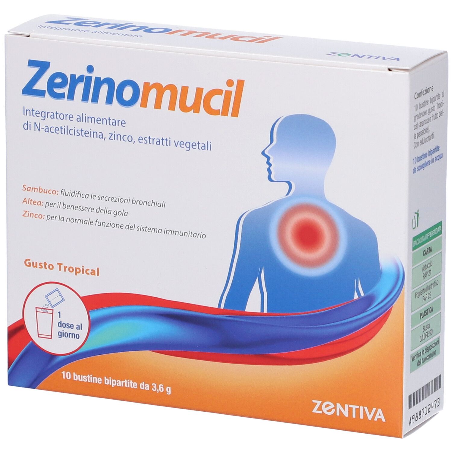 Zerinomucil Bustine Gusto Tropical