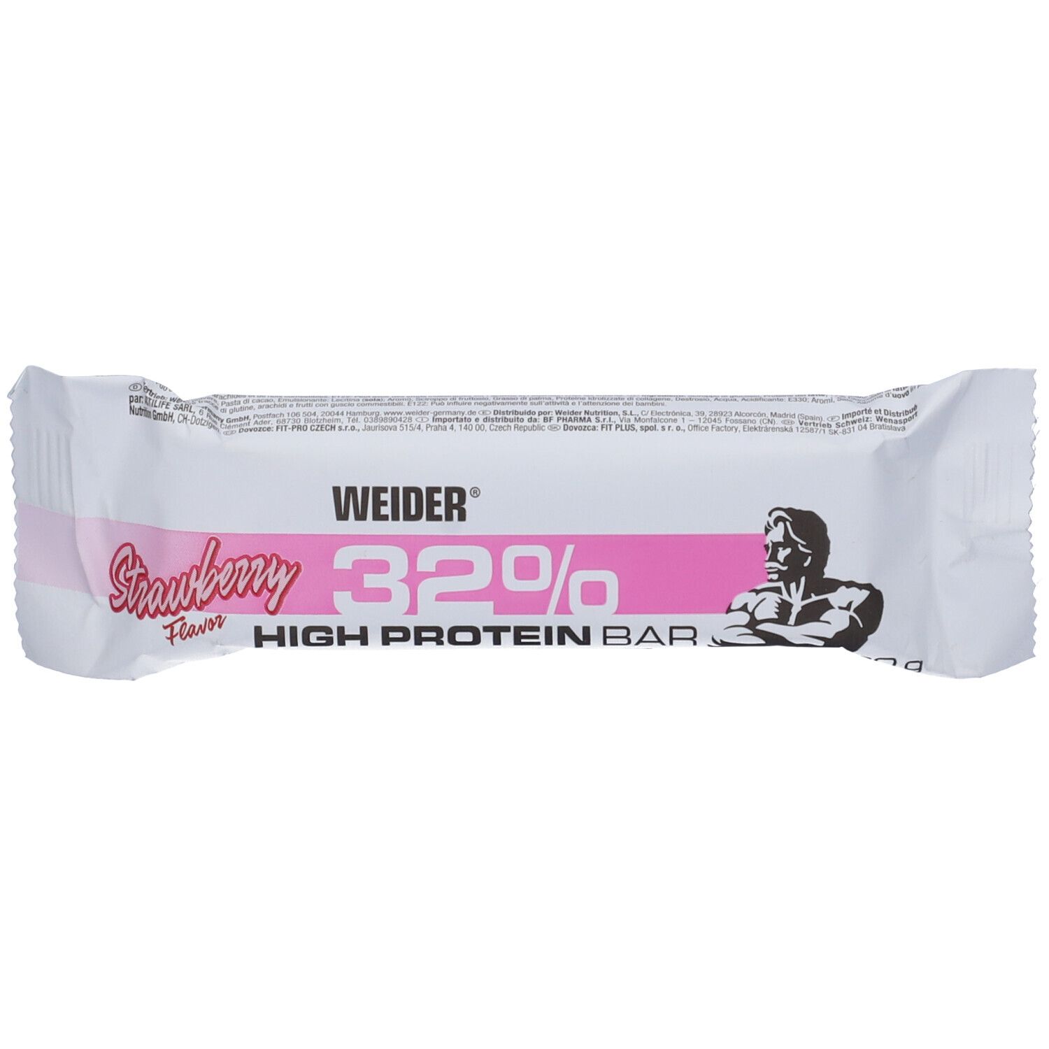 Weider Strawberry High Protein Bar
