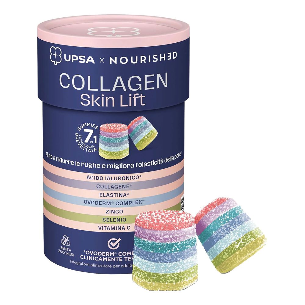 Upsa X Nourished Collagen Skin Lift 30 Gummies 165 g Caramelle