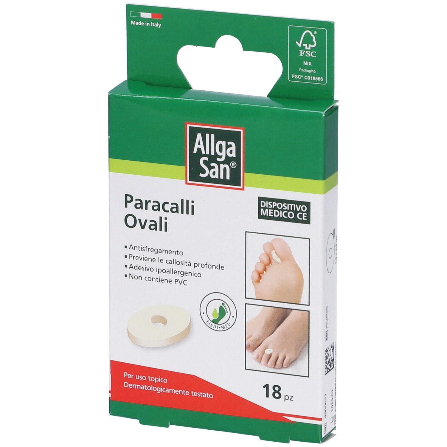 Allga San Paracalli Ovali In Lattice 18 Pz Cerotto