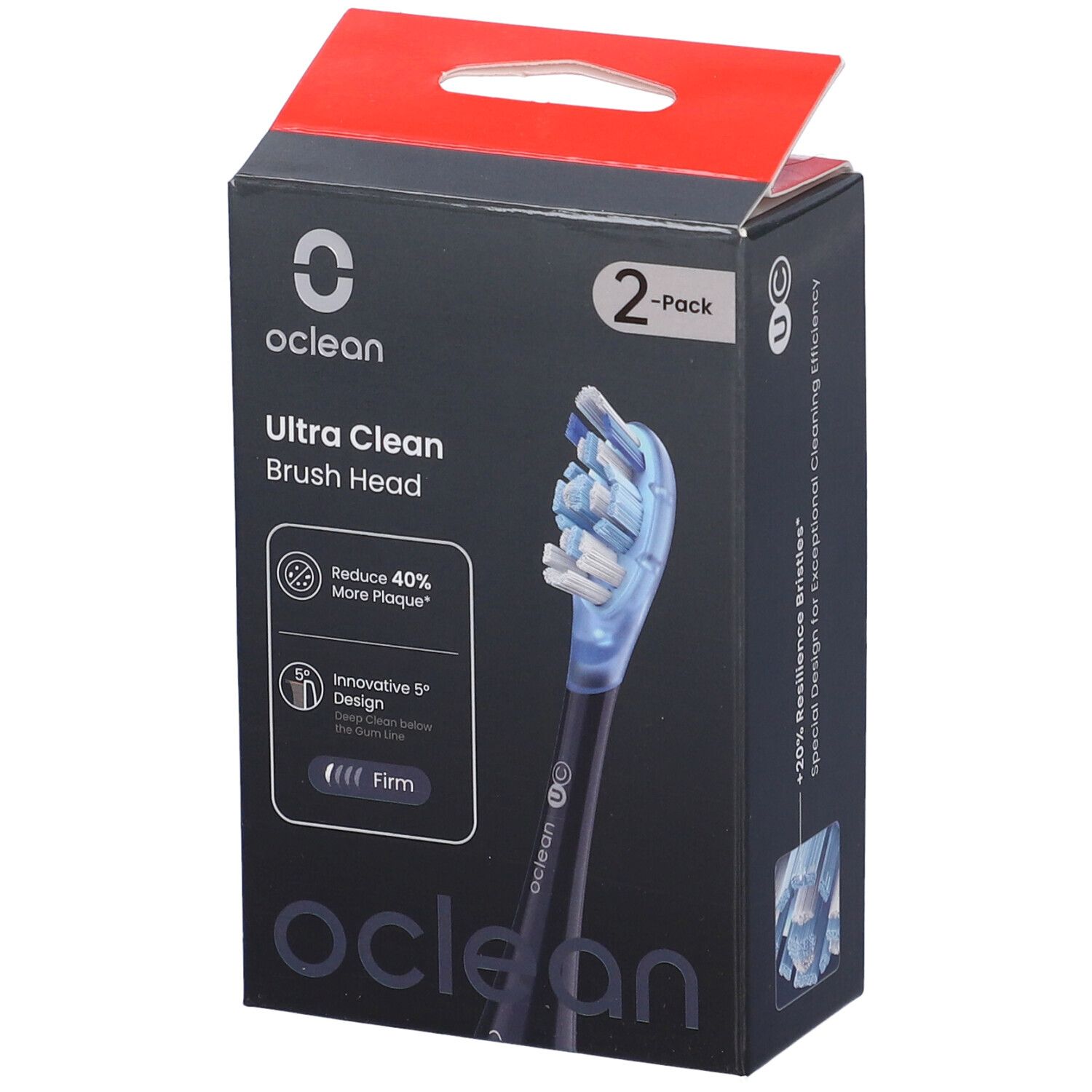 Ultra Clean Brush Head Black 1 St Zahnbürste