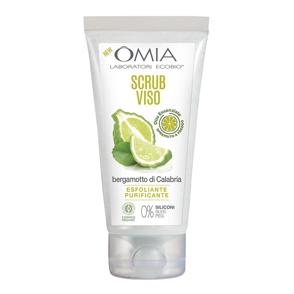 OMIA Scrub Viso con Olio Essenziale di Bergamotto di Calabria