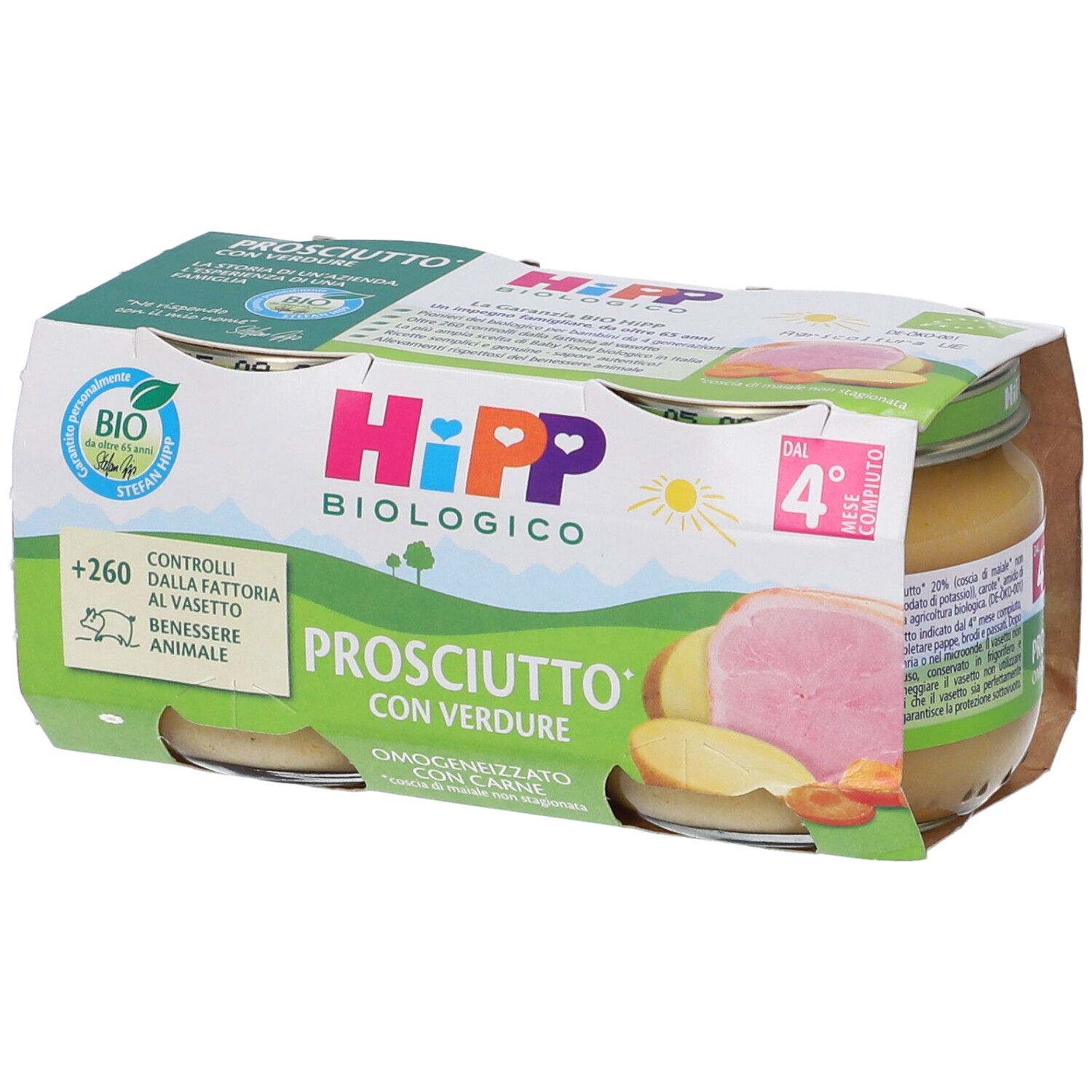 HiPP Omogenizzato Prosciutto Con Verdure