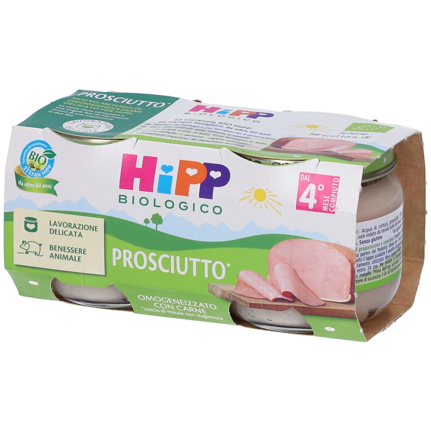 Hipp BIO Omog Prosciutto 2X80G 160 g Brei
