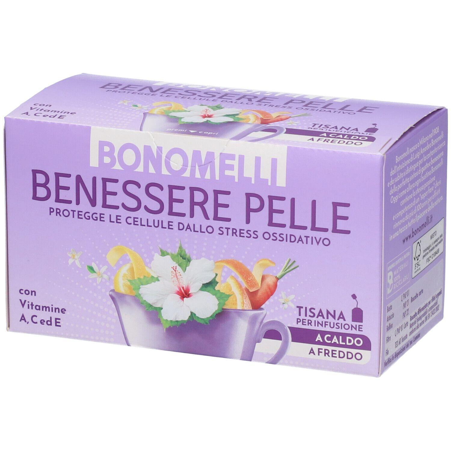 Bomomelli Benessere Pelle Tisana in Filtri