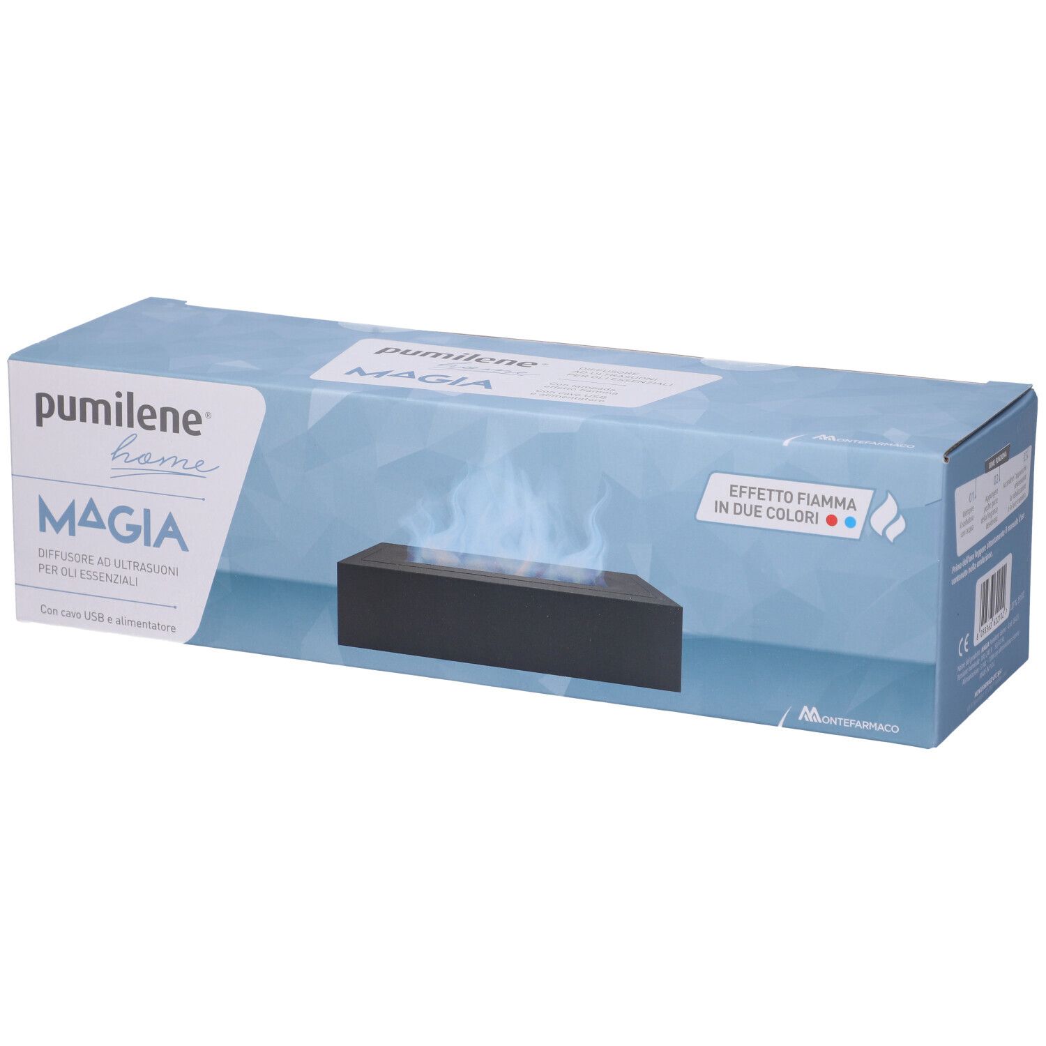 Pumilene Home Magia Diffusor mit Flammen-Effekt in zwei Farben.