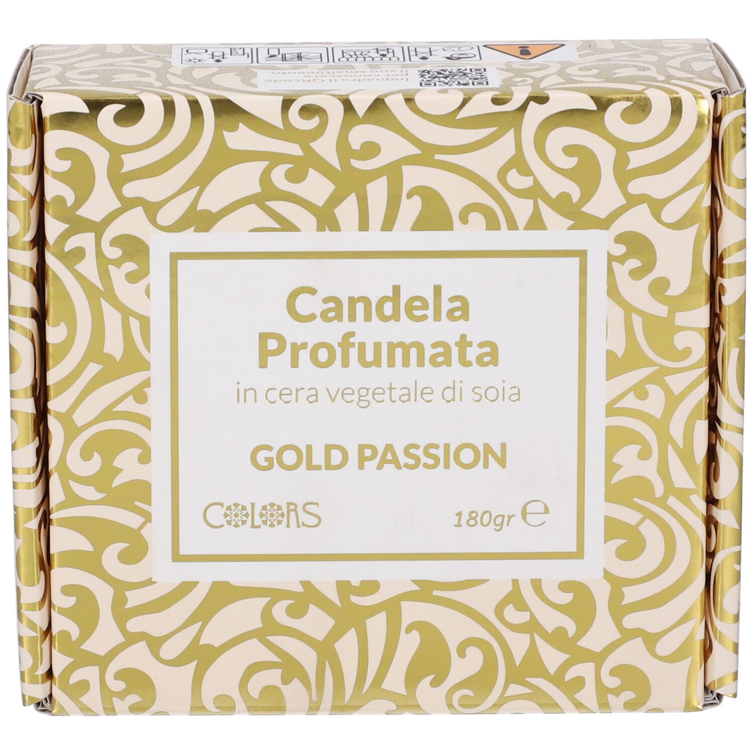 Colors Candela Profumata Gold Passion in Cera Vegetale