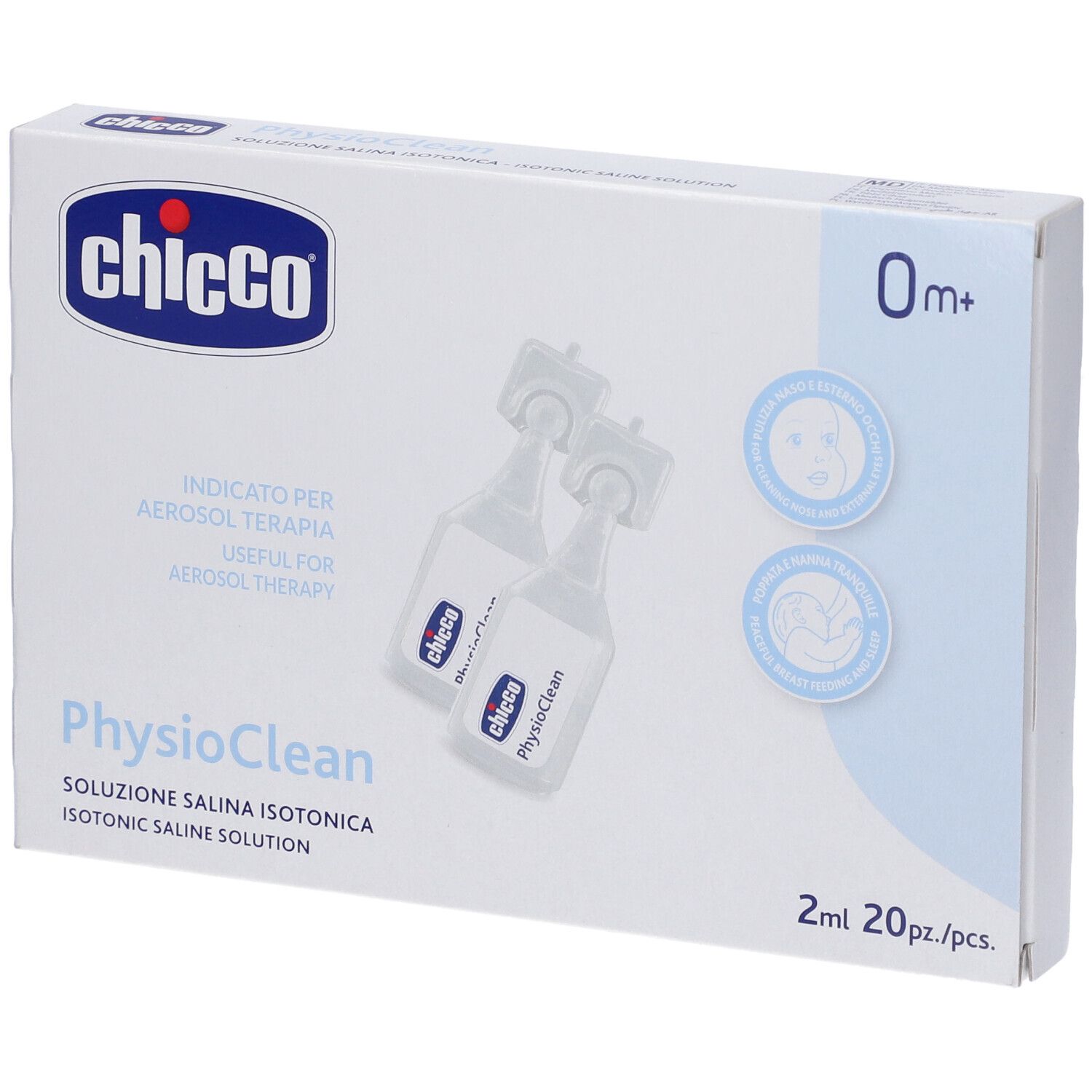 Physioclean SOL Isoton20Pz 2ML 20x2 ml Einzeldosispipetten