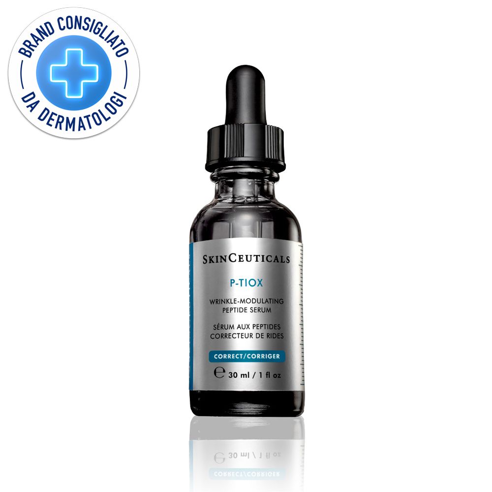SkinCeuticals P-TIOX Siero correttivo anti-età modulatore di rughe con Complesso Avanzato di Peptidi 30ml
