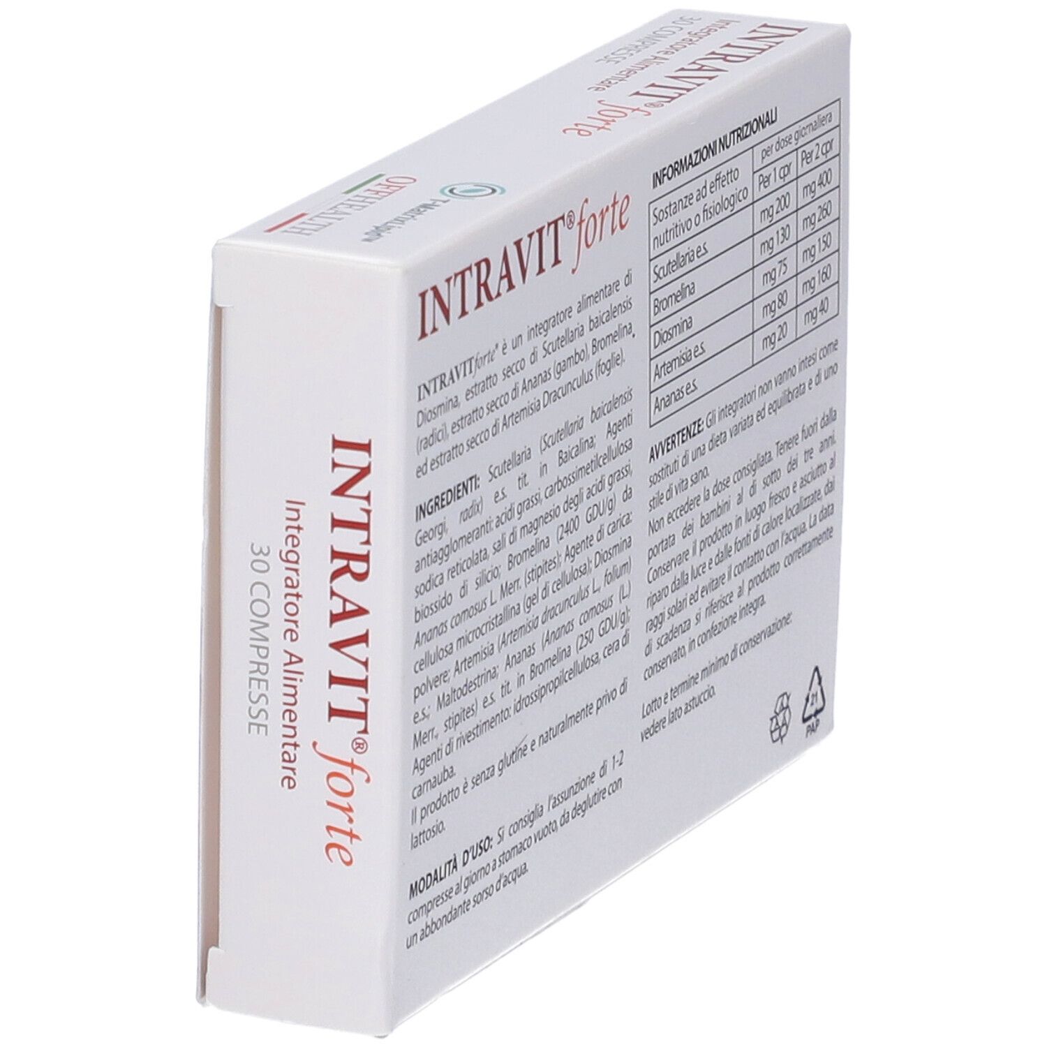 INTRAVIT forte Integratore Alimentare, 30 Tabletten.
