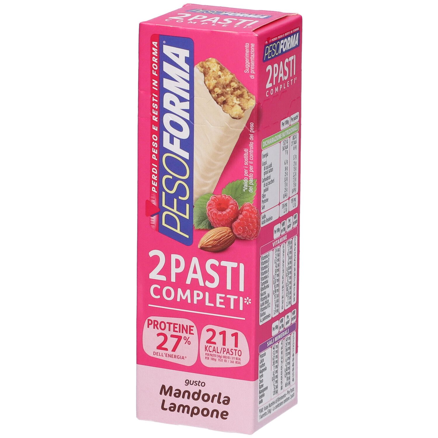 Pesoforma Barrette Mandorla Lampone