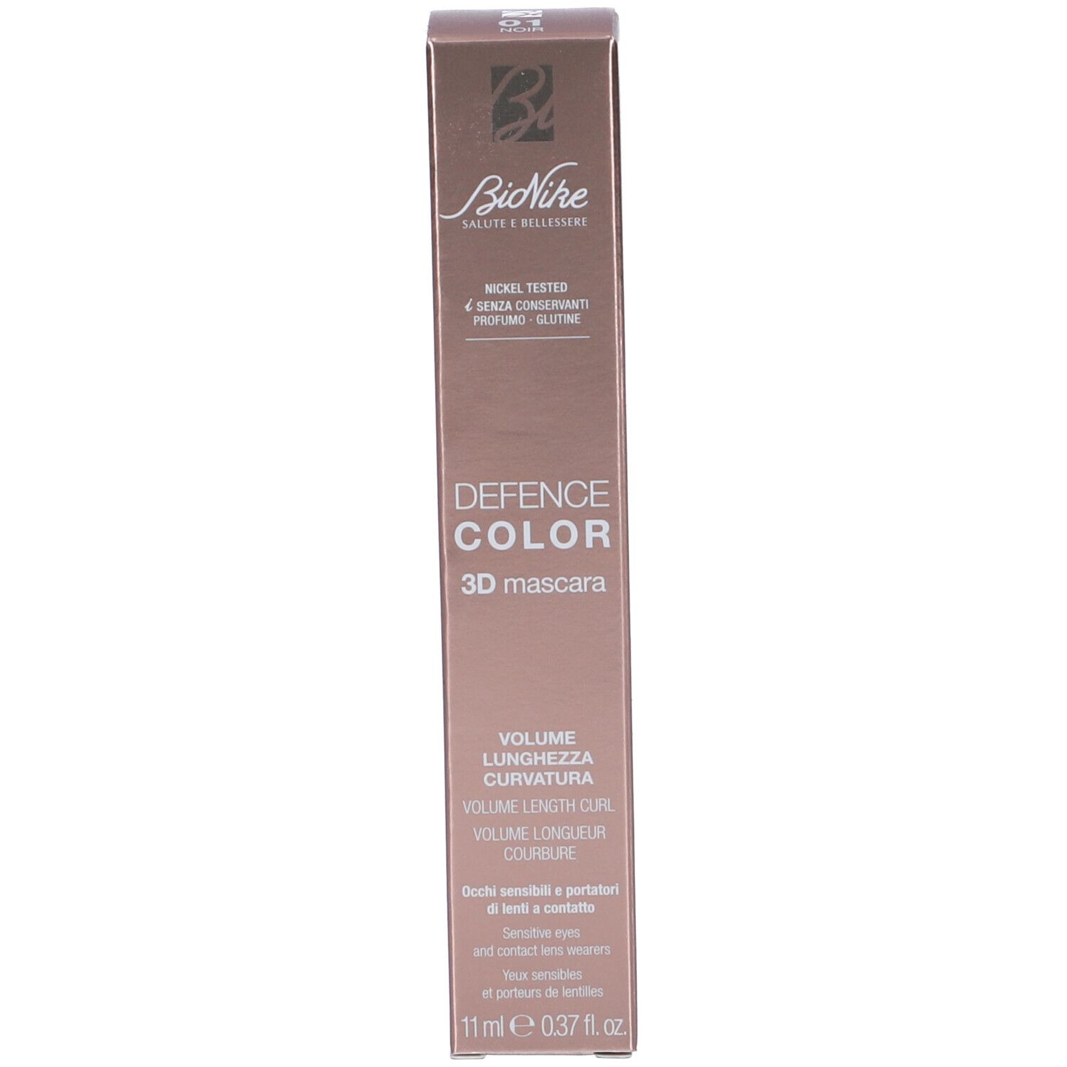 Bionike Defence Color 3D Mascara Verpackung, 11ml.