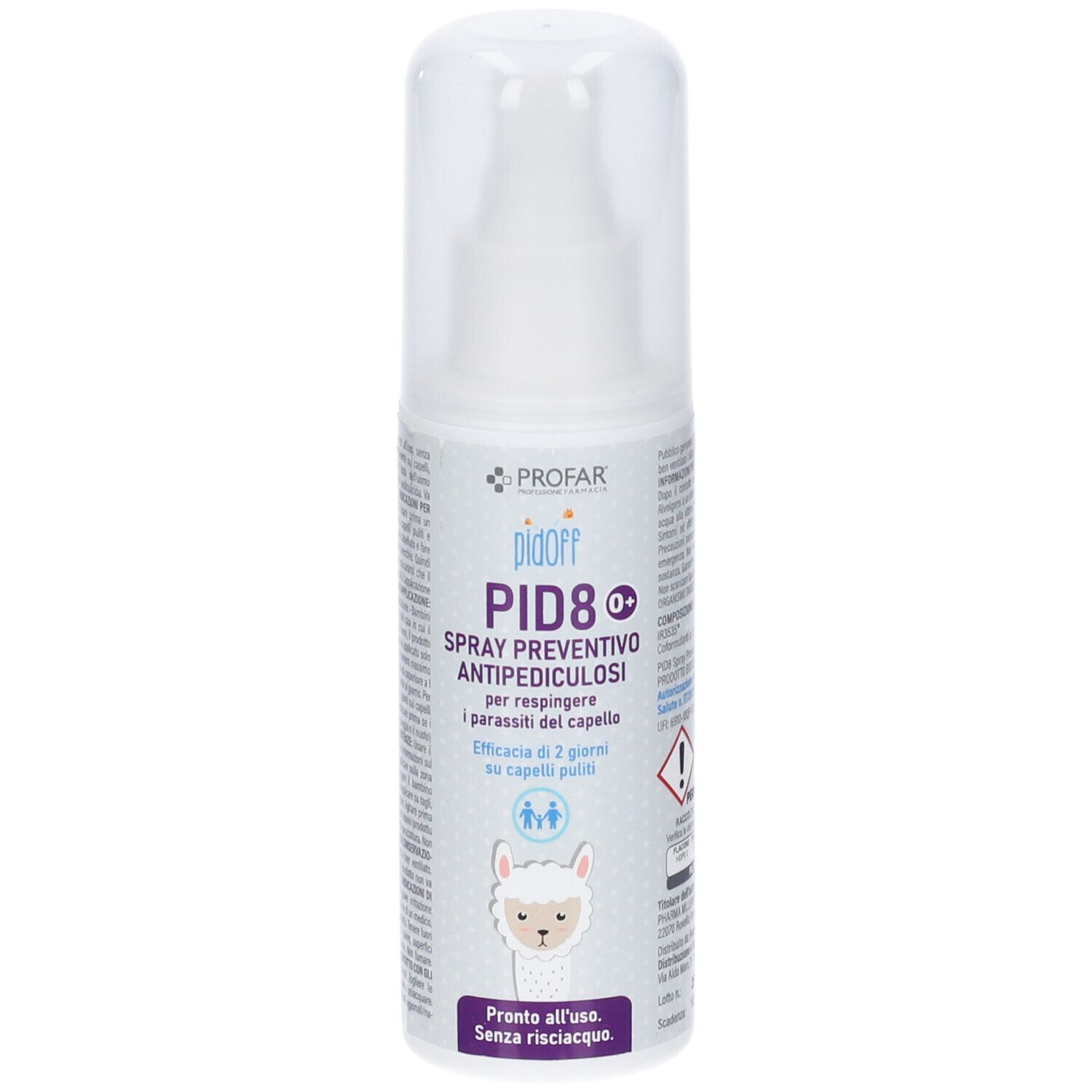 Profar Pidoff Spray Preventivo Antipediculosi