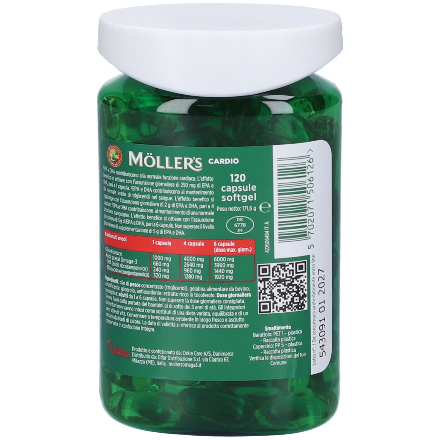 Moller's Omega 3 Cardio 120 Capsule