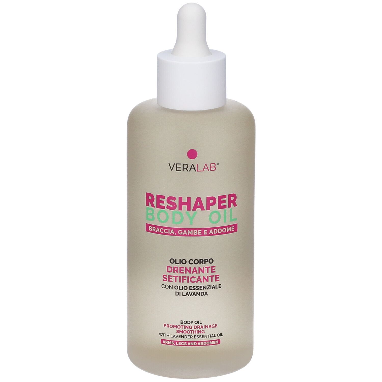 Veralab Reshaper Body Oil Olio Corpo Drenante E Setificante 150 Ml - Immagine 4