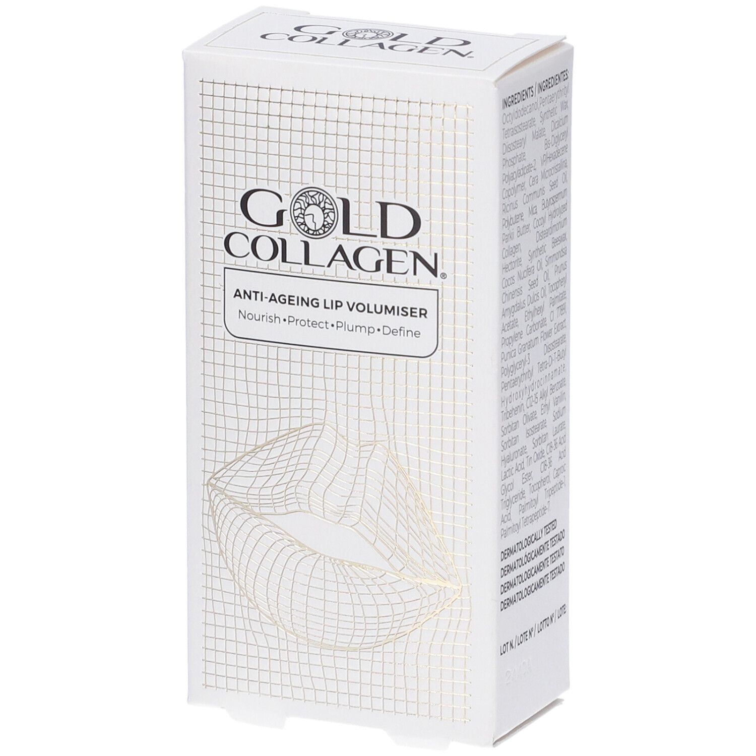 MINERVA RESEARCH LABS Gold Collagen - Balsamo Labbra Volumizzante Anti-Età Idratante Stick - Immagine 3
