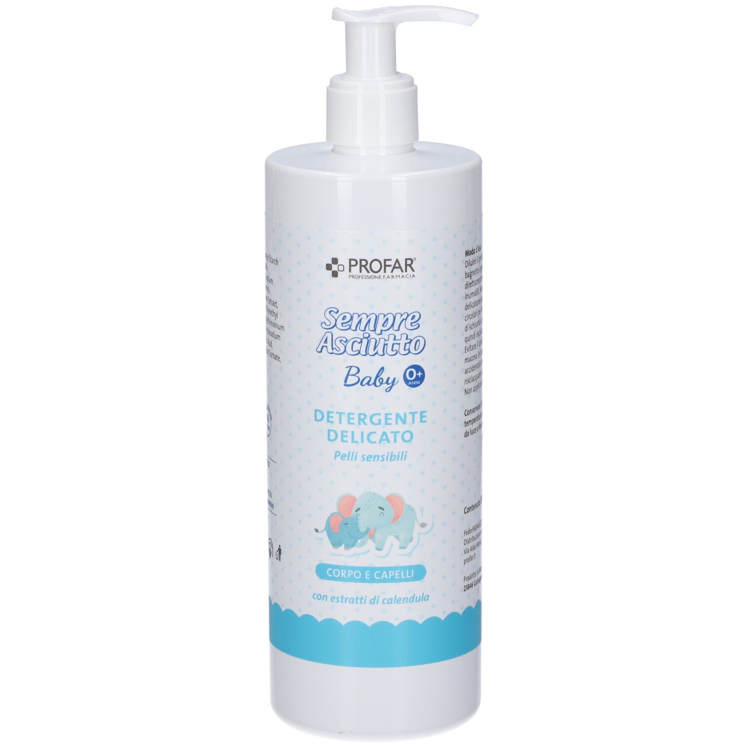 Profar Sempre Asciutto Baby Detergente Delicato Corpo e Capelli 500 ml