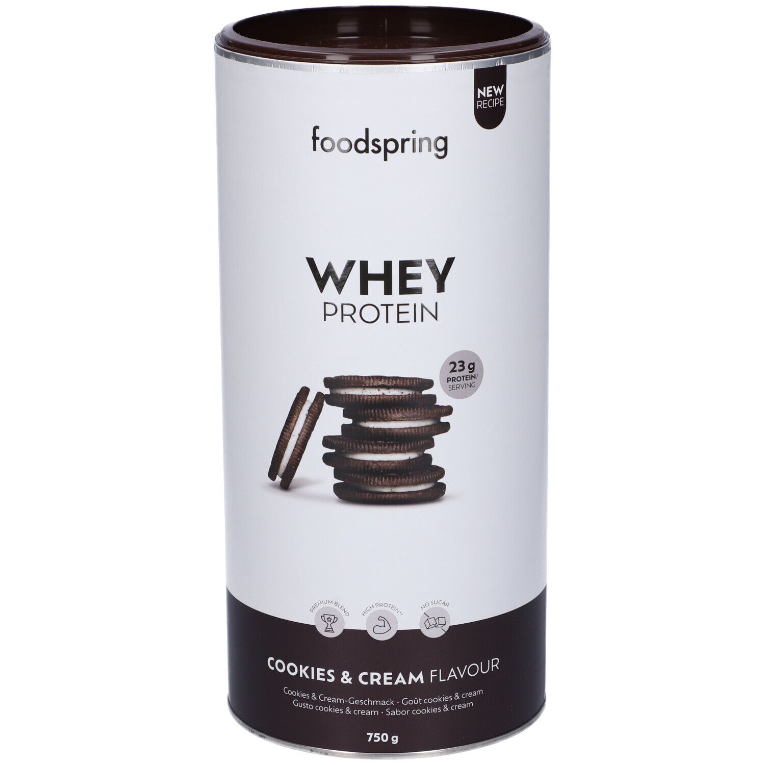 Foodspring Whey Protein Gusto Biscotti&Crema Polvere