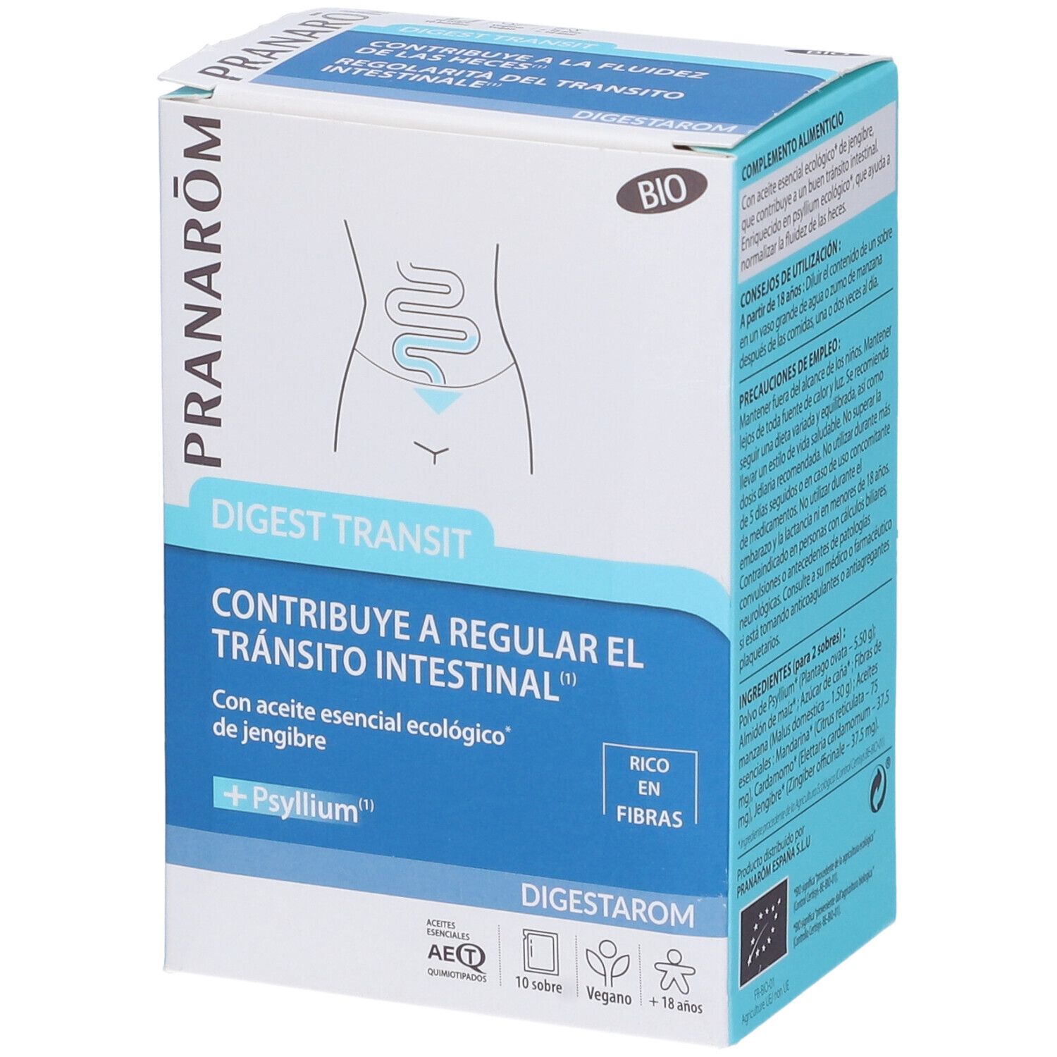 Pranarom Digest Transit 10 Buste