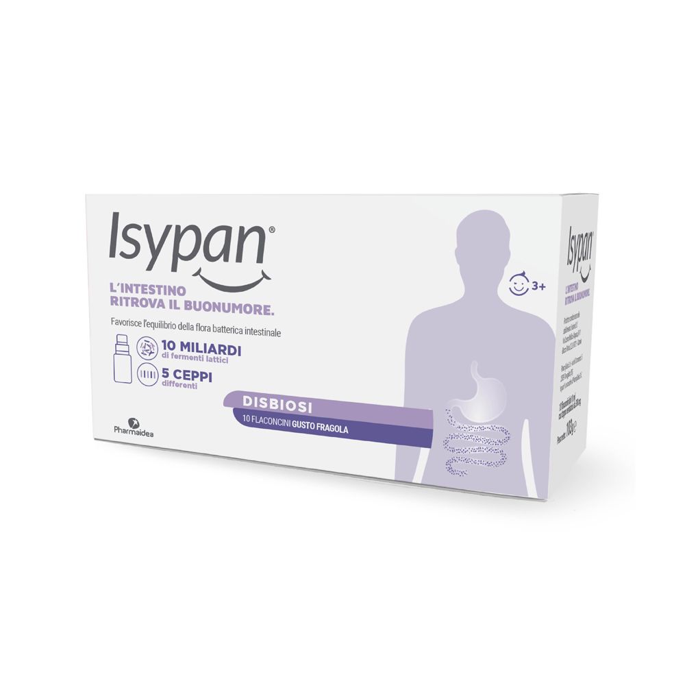 Isypan® Disbiosi Fermenti Lattici 10 Flaconcini 10x10 ml Soluzione ora