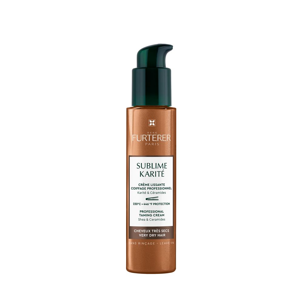 René Furterer Sublime Karité Crema lisciante 100ml Styling professionale - Capelli secchi, disidratati