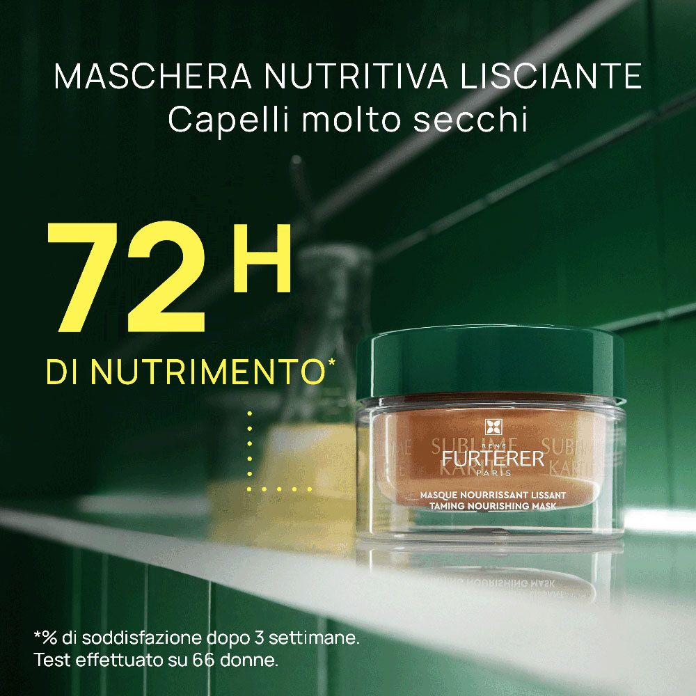 René Furterer Sublime Karité Maschera Nutritiva Lisciante 200Ml - Capelli Secchi, Disidratati