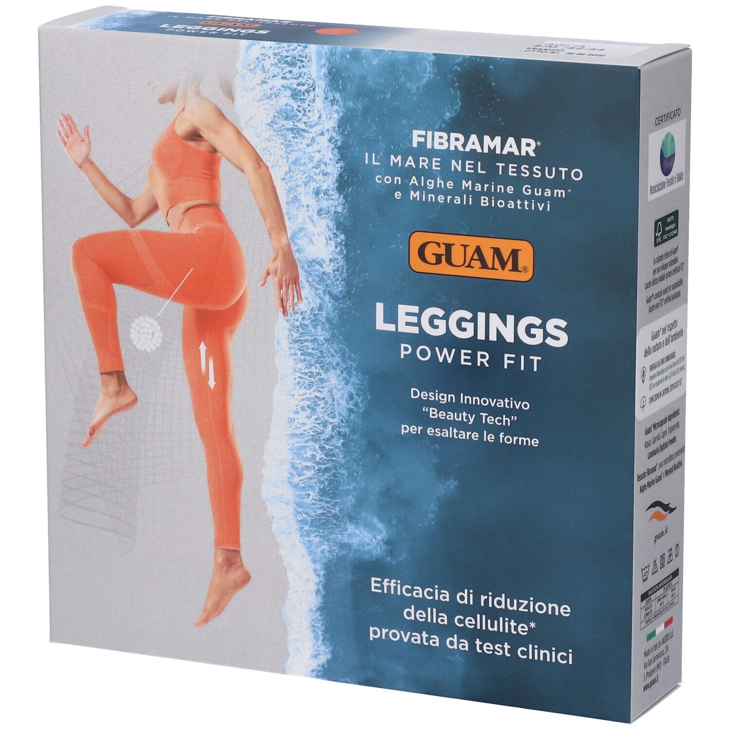Guam Leggings Power Fit Arancione S/M
