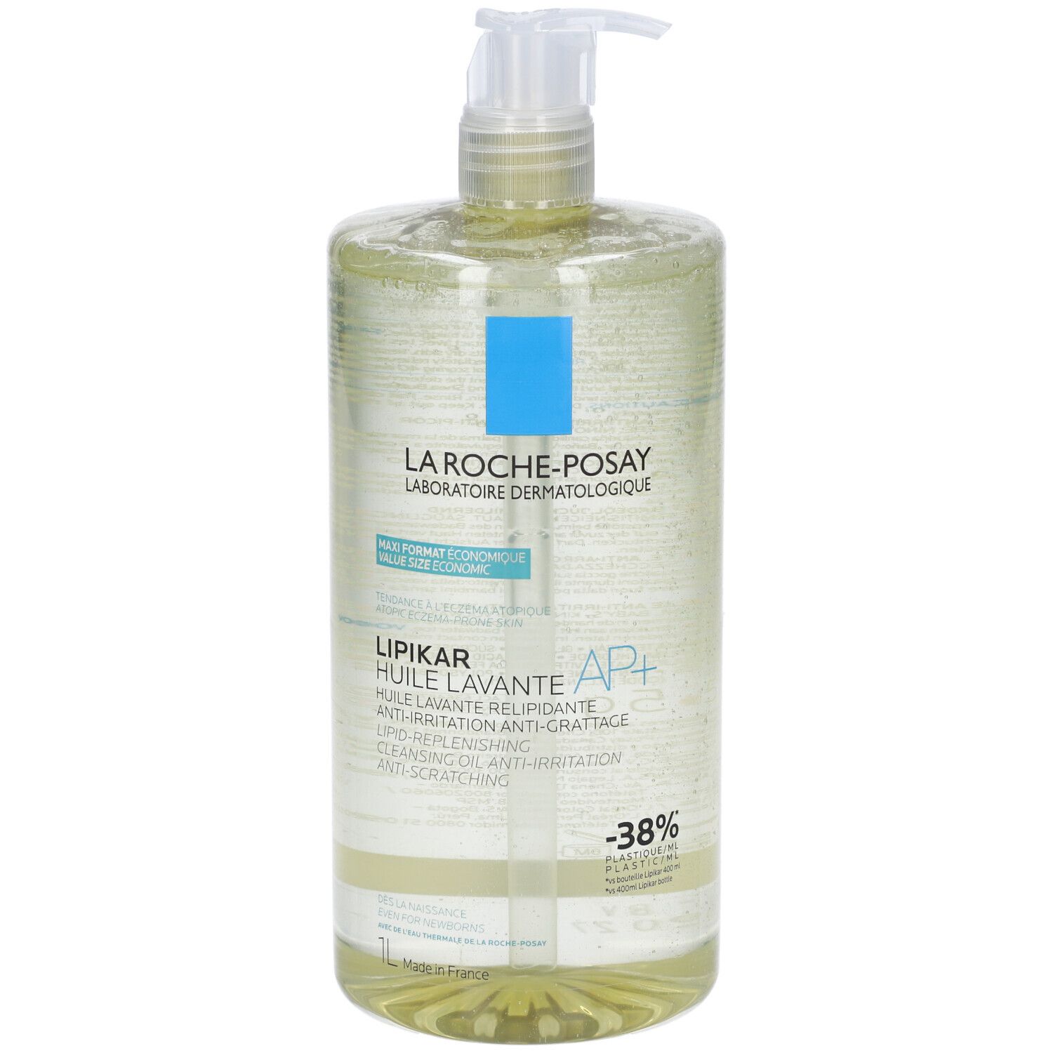 La Roche-Posay Lipikar Olio Lavante Relipidante, Anti-arrossamenti, Anti-prurito 1L