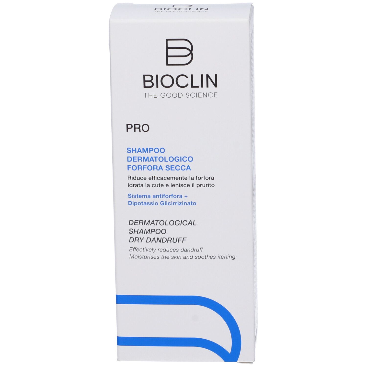 Bioclin Pro Dermatologisches Shampoo für trockene Schuppen.