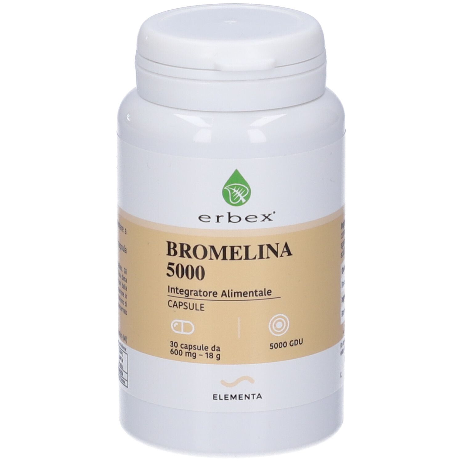 Erbex Bromelina 5000 Capsule 18 G Bambino